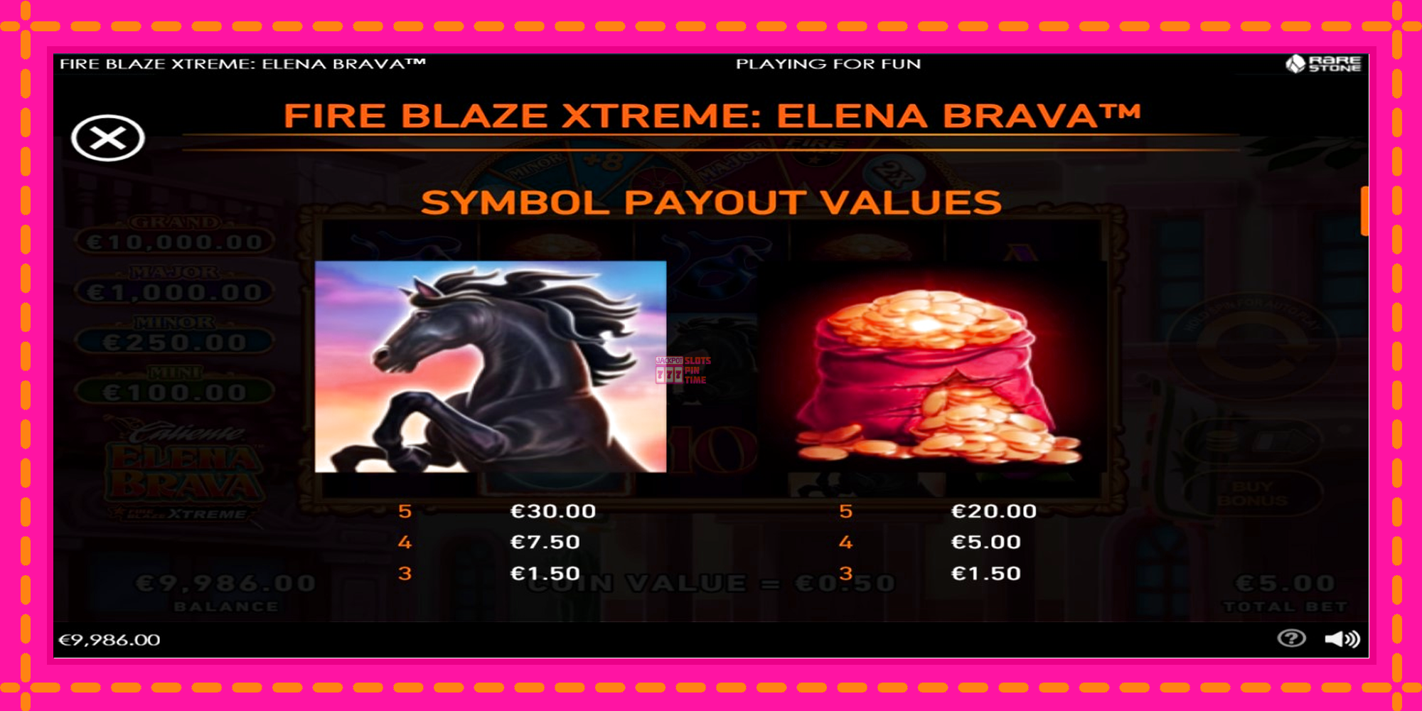 Slot machine Fire Blaze Extreme: Elena Brava gratuitamente, immagine 6