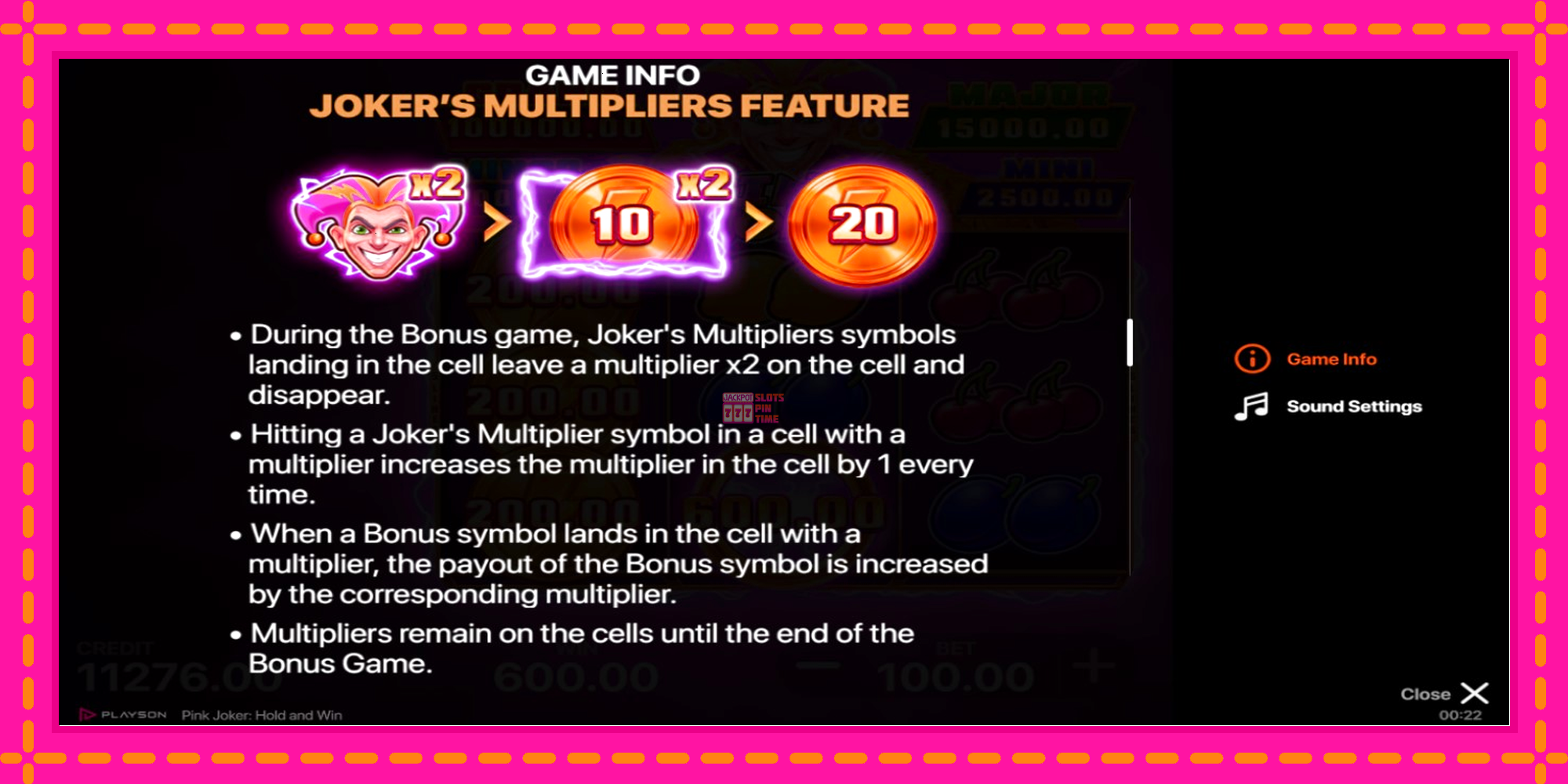 Slot machine Pink Joker gratuitamente, immagine 6