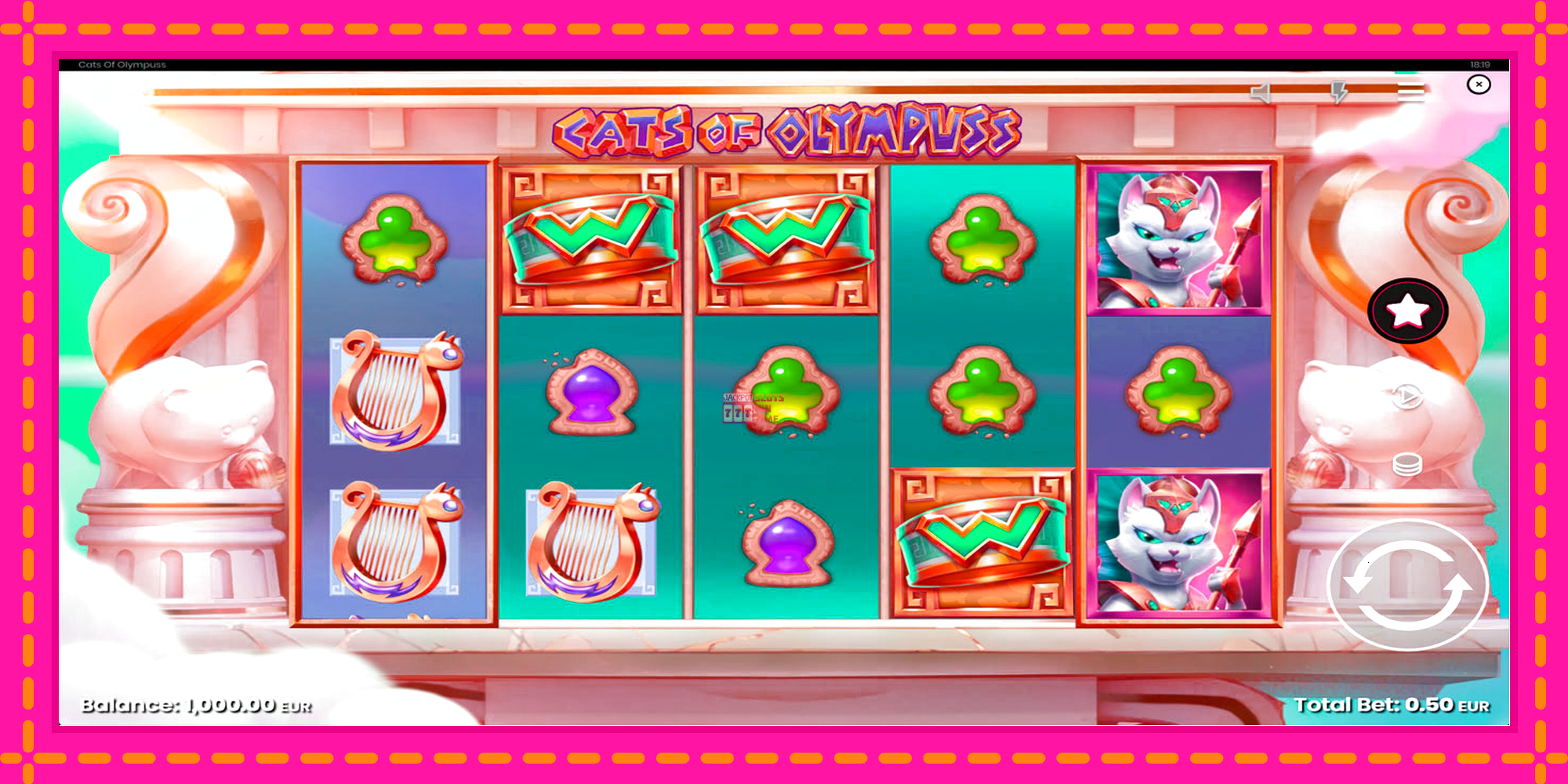 Slot machine Cats of Olympuss gratuitamente, immagine 1