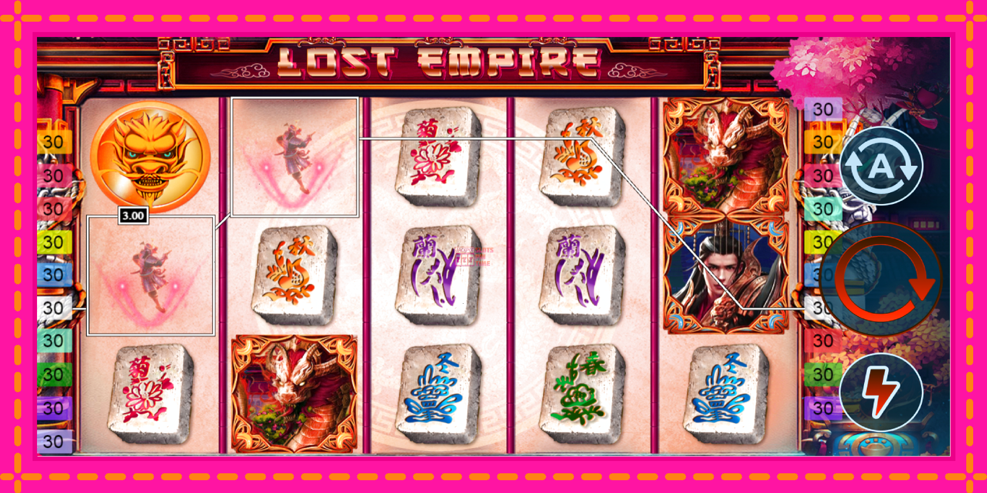 Slot machine Lost Empire gratuitamente, immagine 3