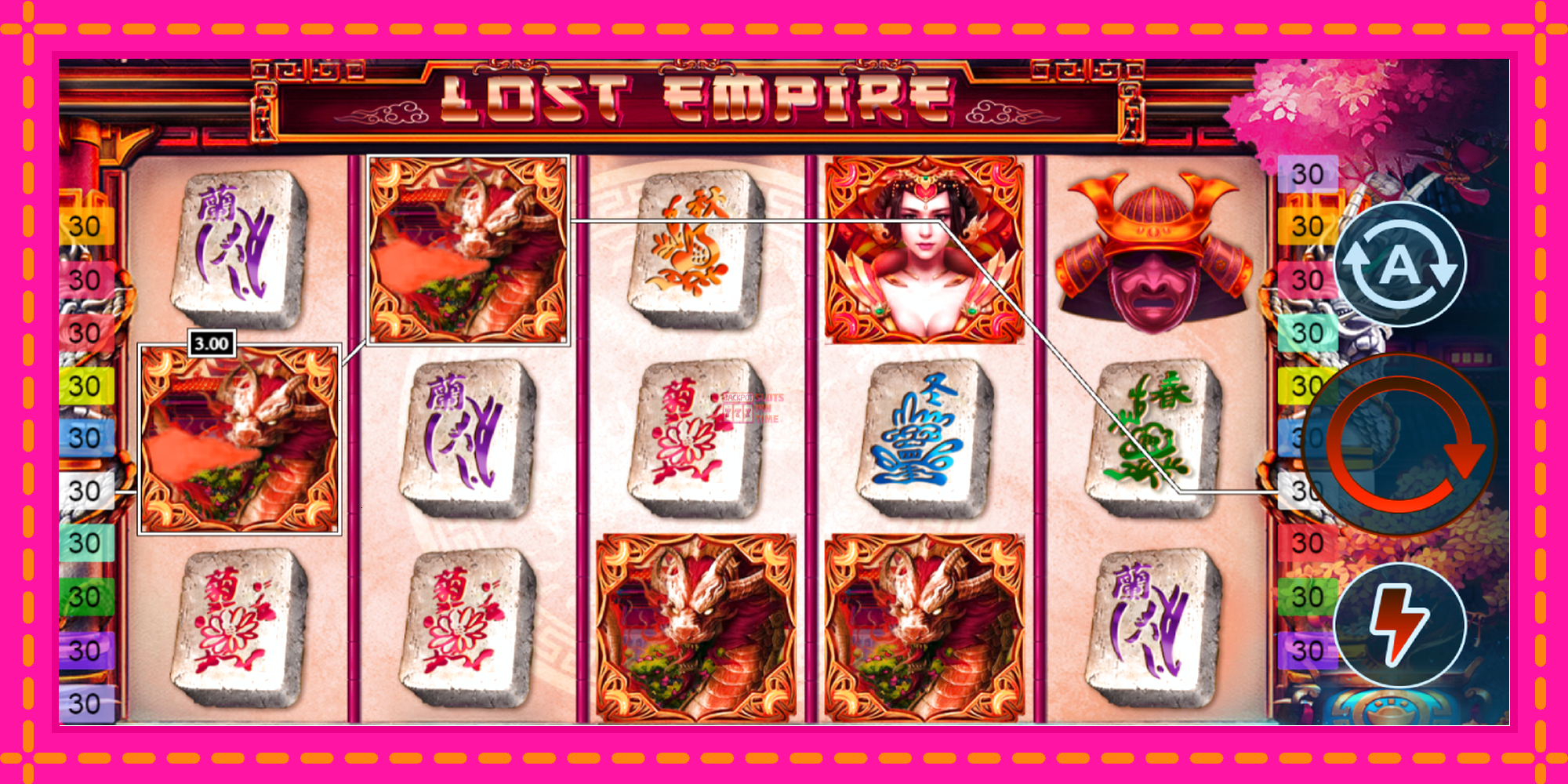 Slot machine Lost Empire gratuitamente, immagine 4