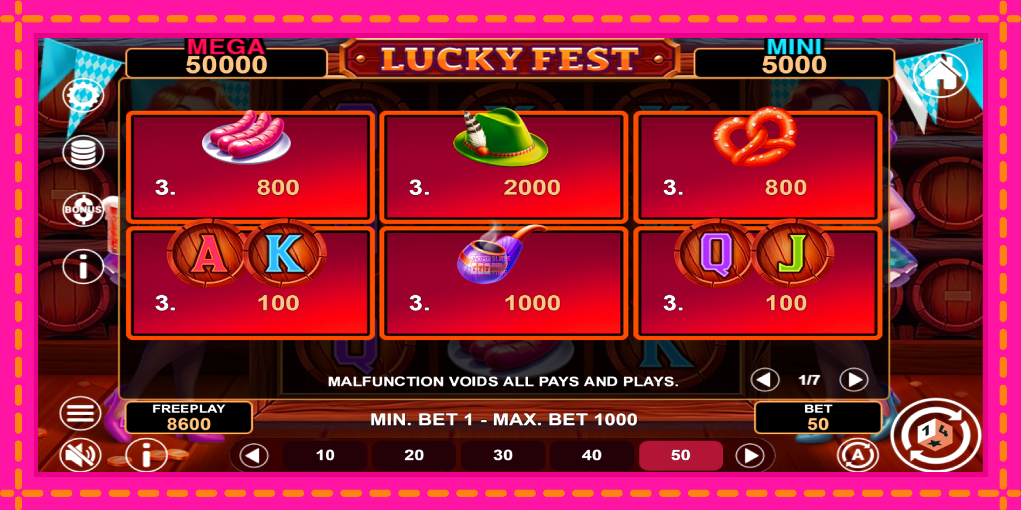 Slot machine Lucky Fest Hold & Win gratuitamente, immagine 5