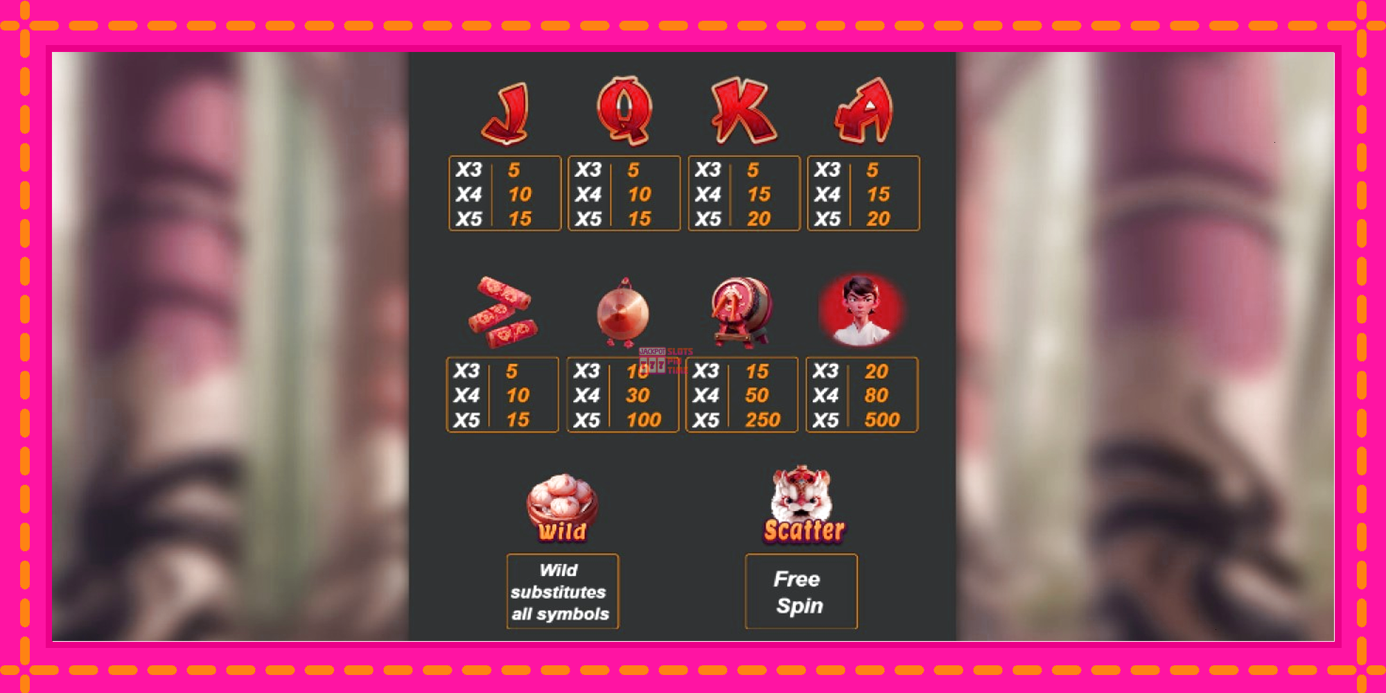 Slot machine Fortune Lions gratuitamente, immagine 4