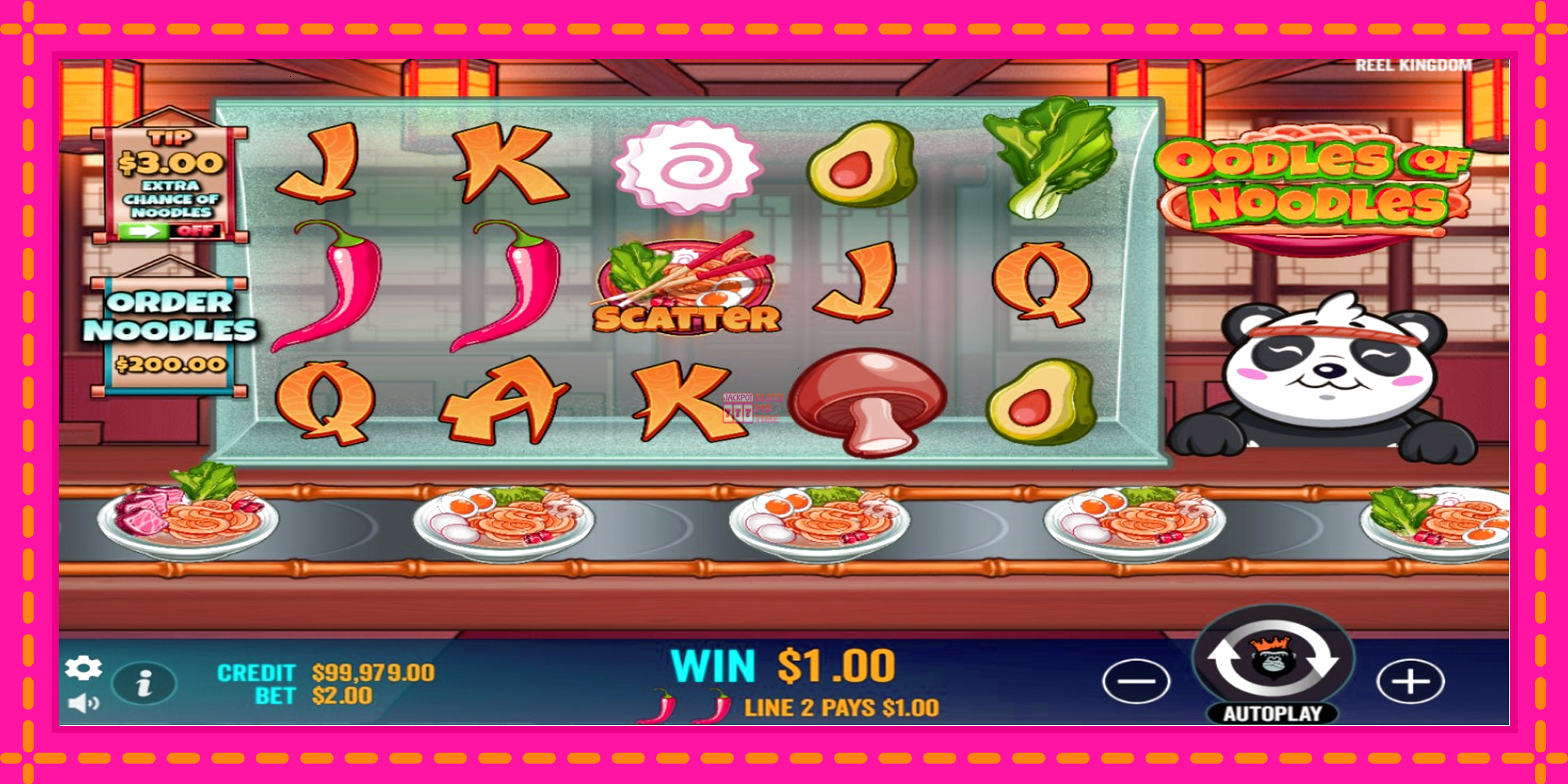 Slot machine Oodles of Noodles gratuitamente, immagine 3