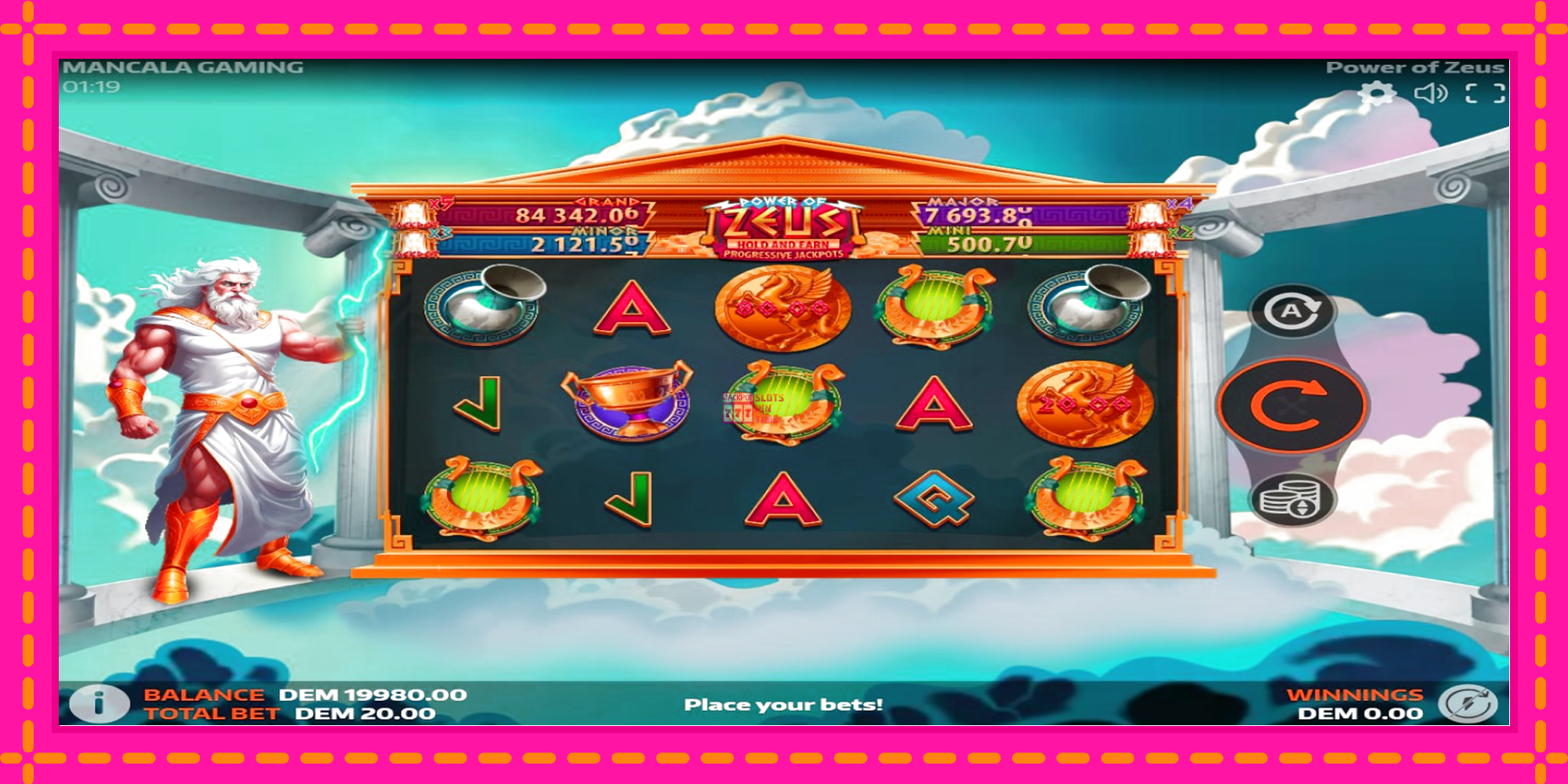 Slot machine Power of Zeus gratuitamente, immagine 1