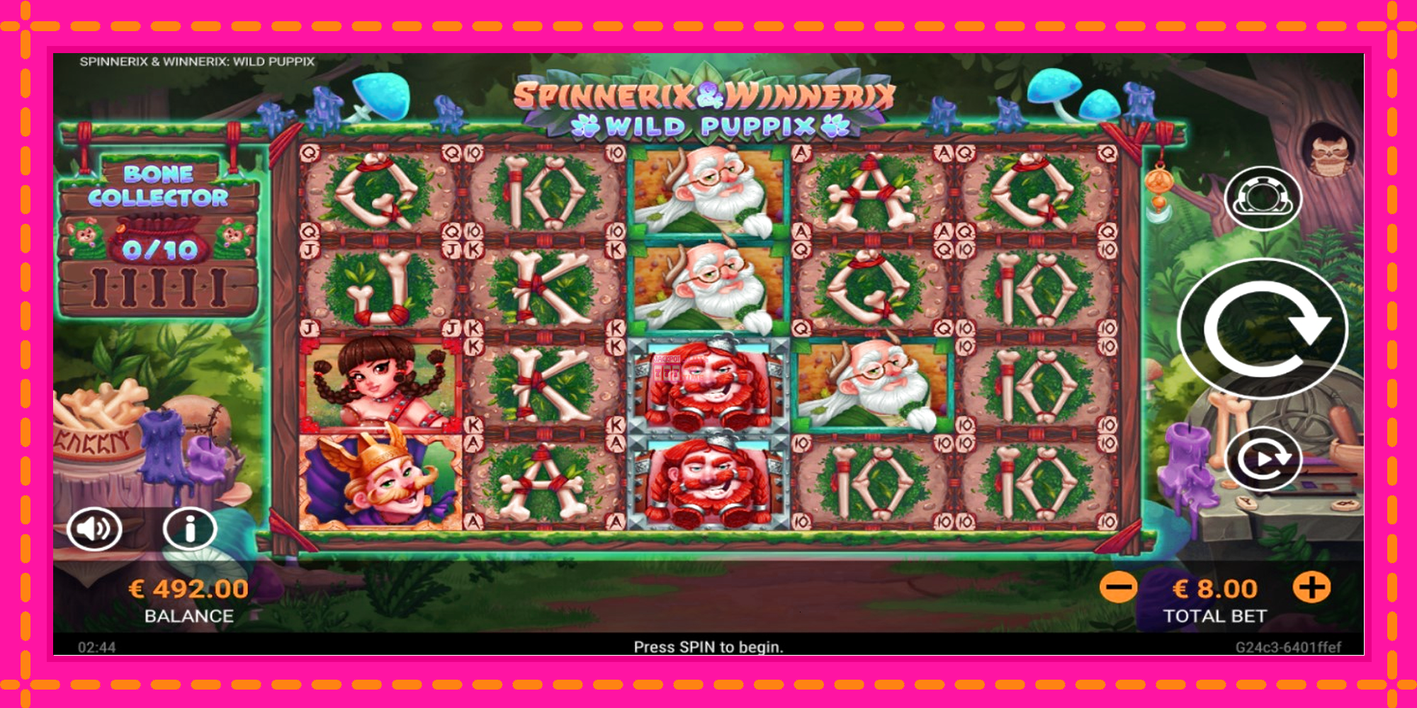 Slot machine Spinnerix & Winnerix: Wild Puppix gratuitamente, immagine 2