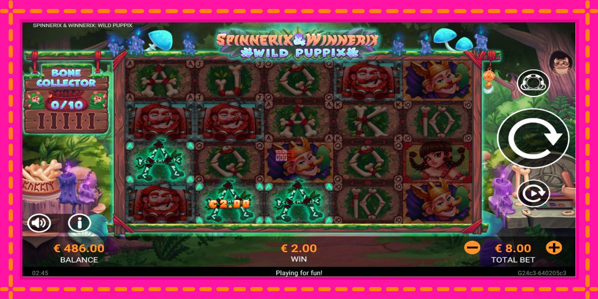 Slot machine Spinnerix & Winnerix: Wild Puppix gratuitamente, immagine 3