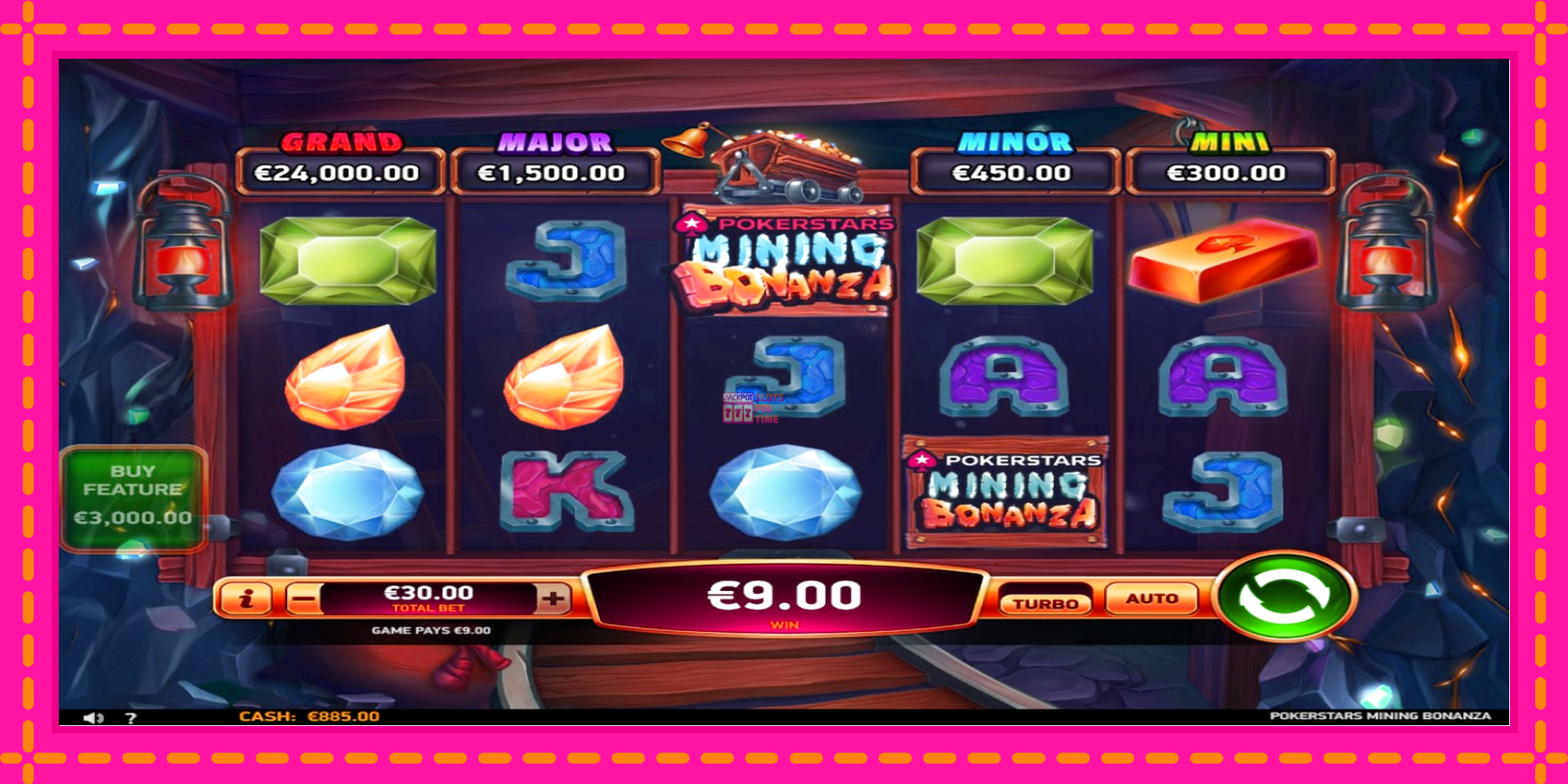 Slot machine Pokerstars Mining Bonanza gratuitamente, immagine 3