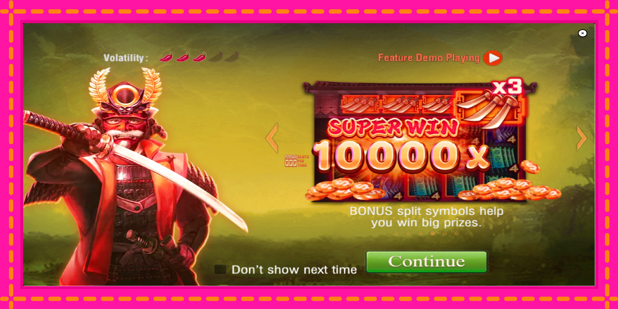 Slot machine Shogun gratuitamente, immagine 1