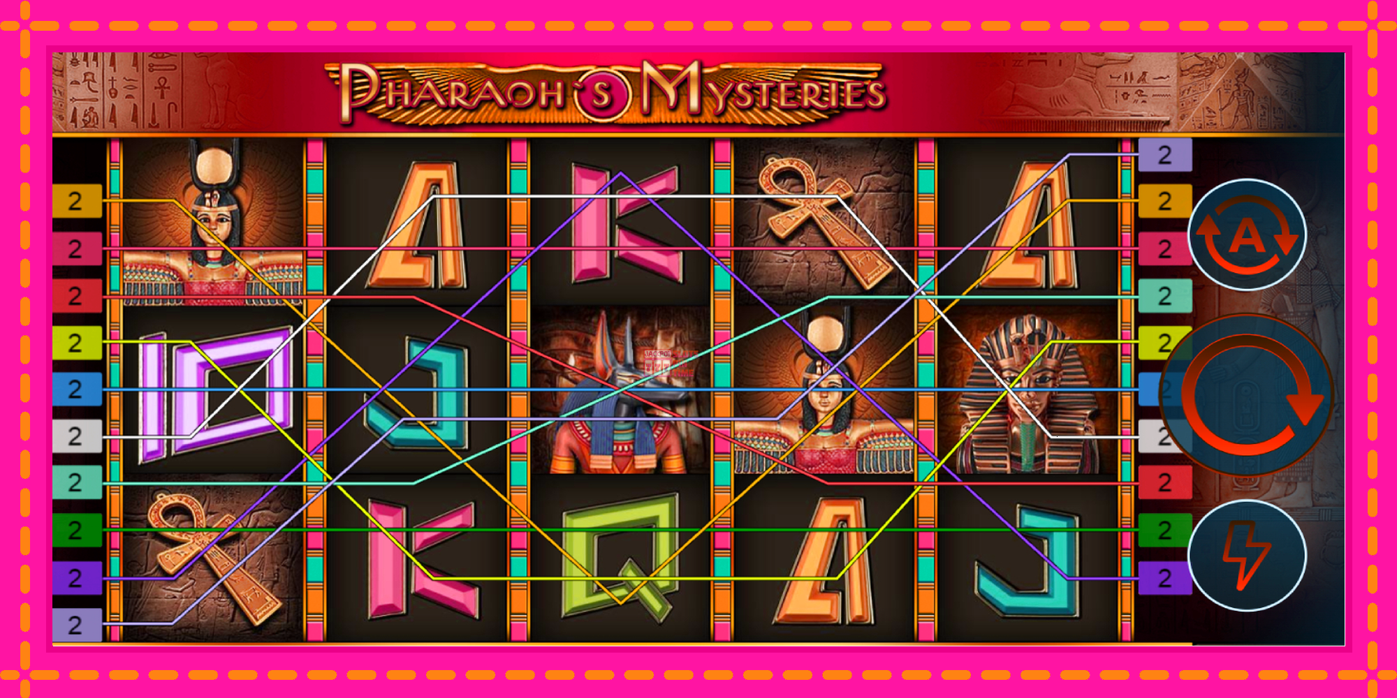 Slot machine Pharaohs Mysteries gratuitamente, immagine 1