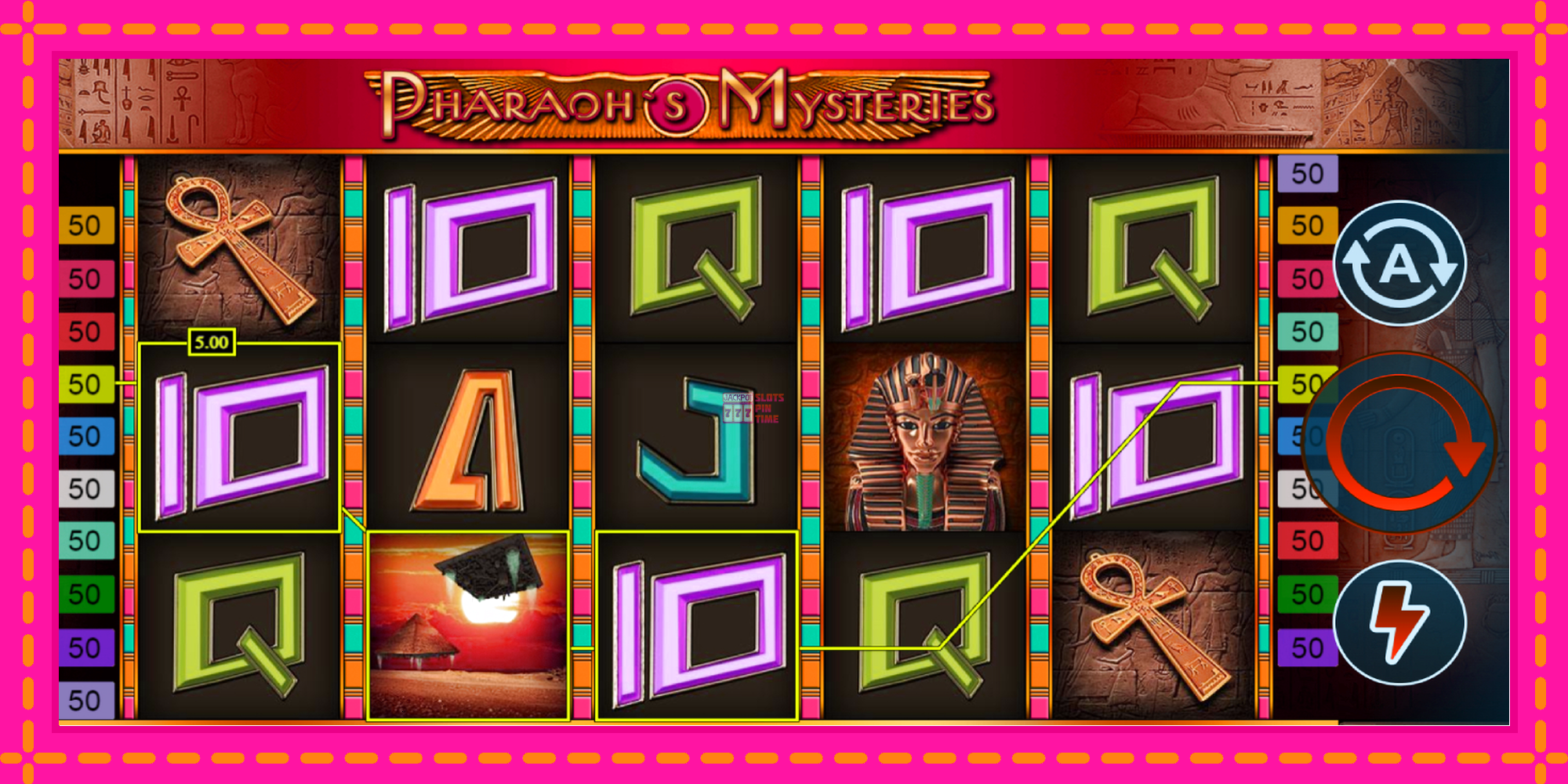 Slot machine Pharaohs Mysteries gratuitamente, immagine 2