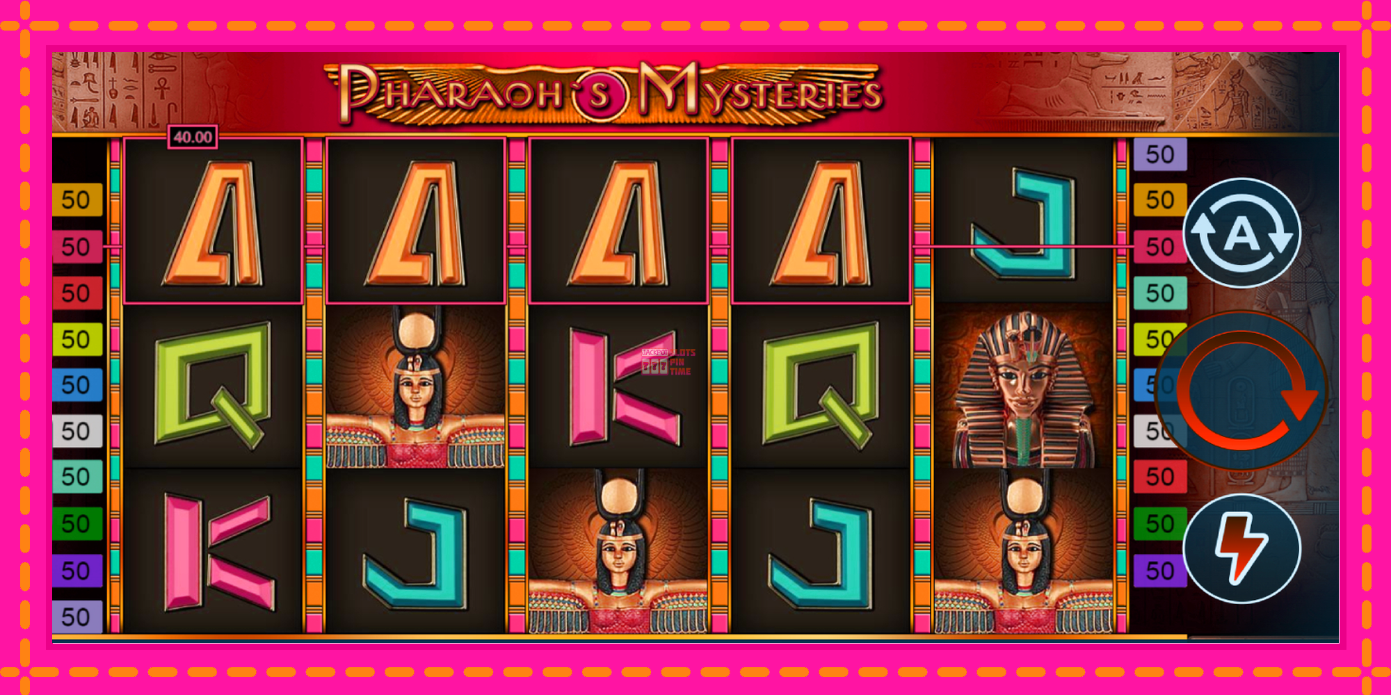 Slot machine Pharaohs Mysteries gratuitamente, immagine 4