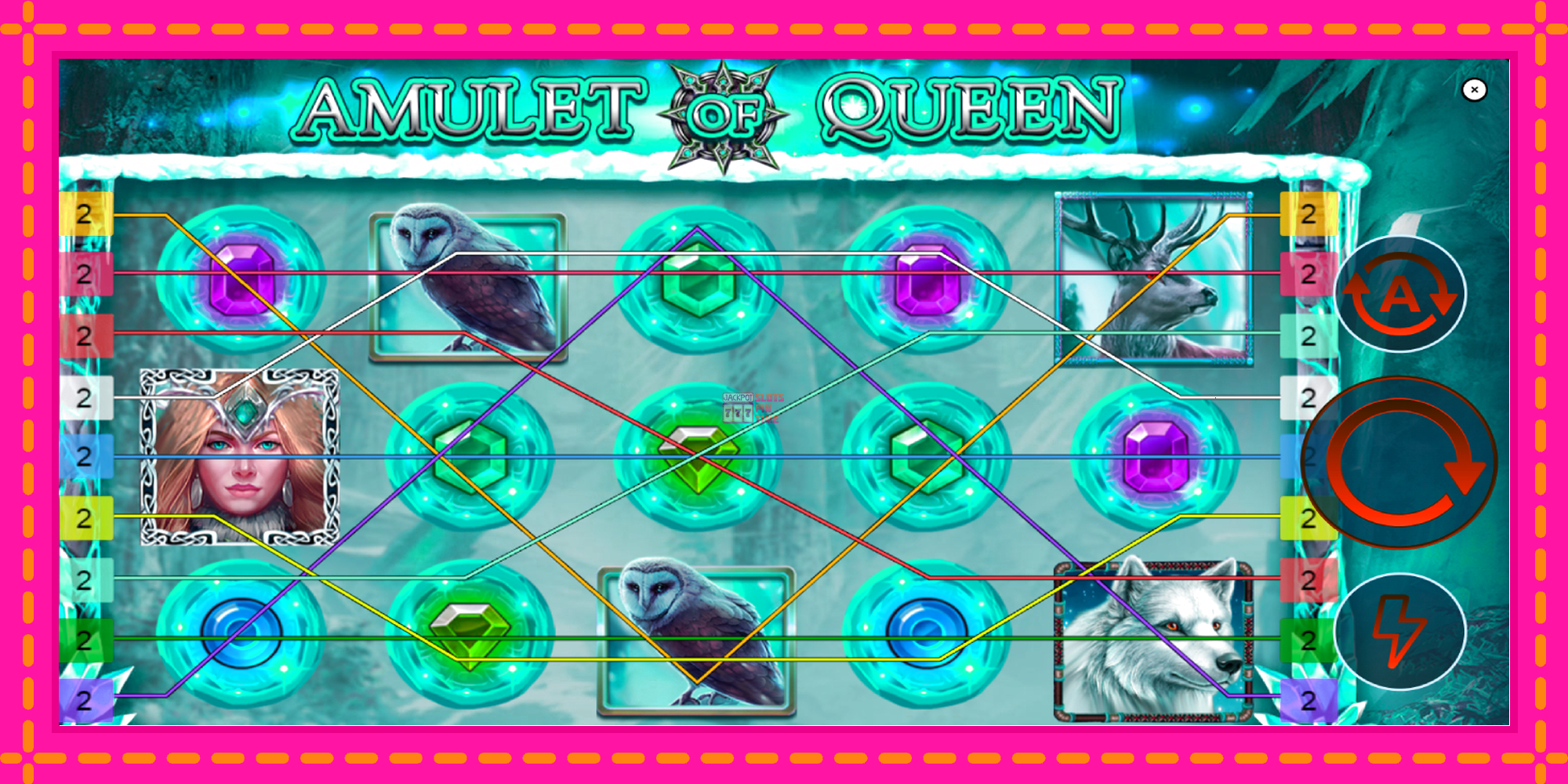 Slot machine Amulet of Queen gratuitamente, immagine 1