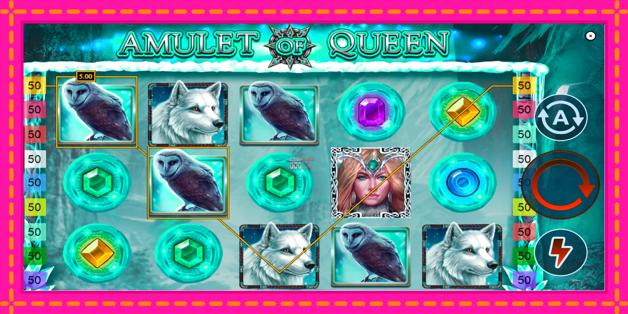 Slot machine Amulet of Queen gratuitamente, immagine 3