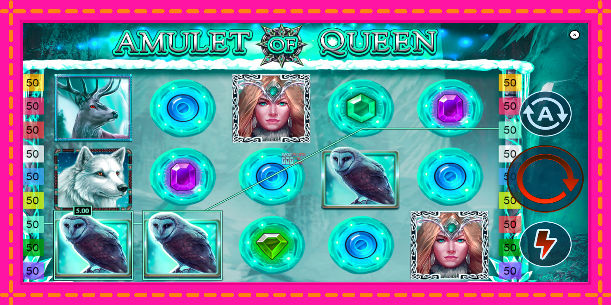 Slot machine Amulet of Queen gratuitamente, immagine 4