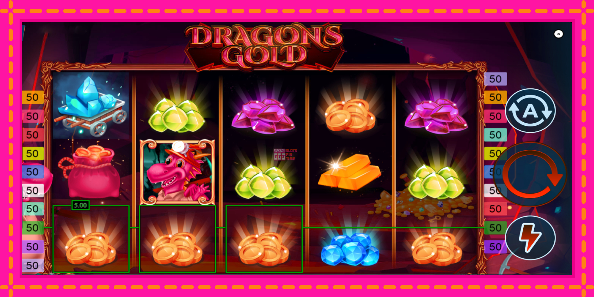 Slot machine Dragons Gold SL gratuitamente, immagine 2