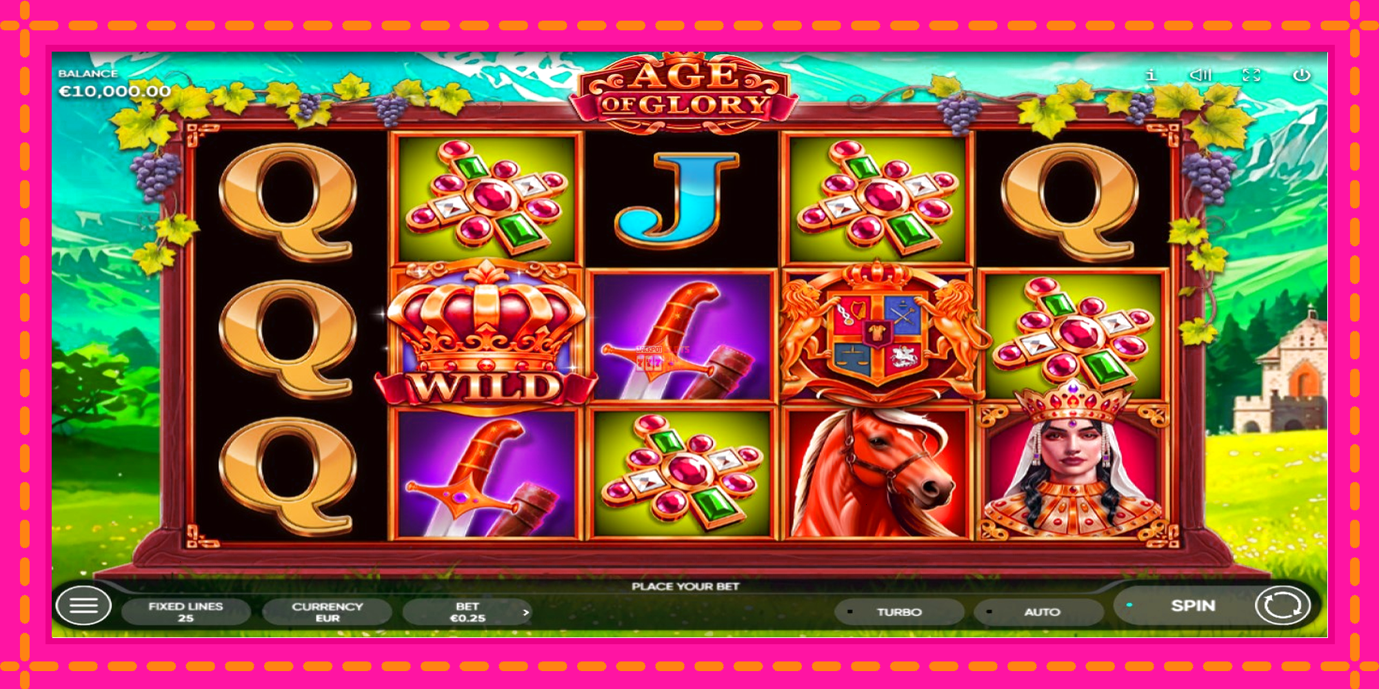 Slot machine Age of Glory gratuitamente, immagine 1