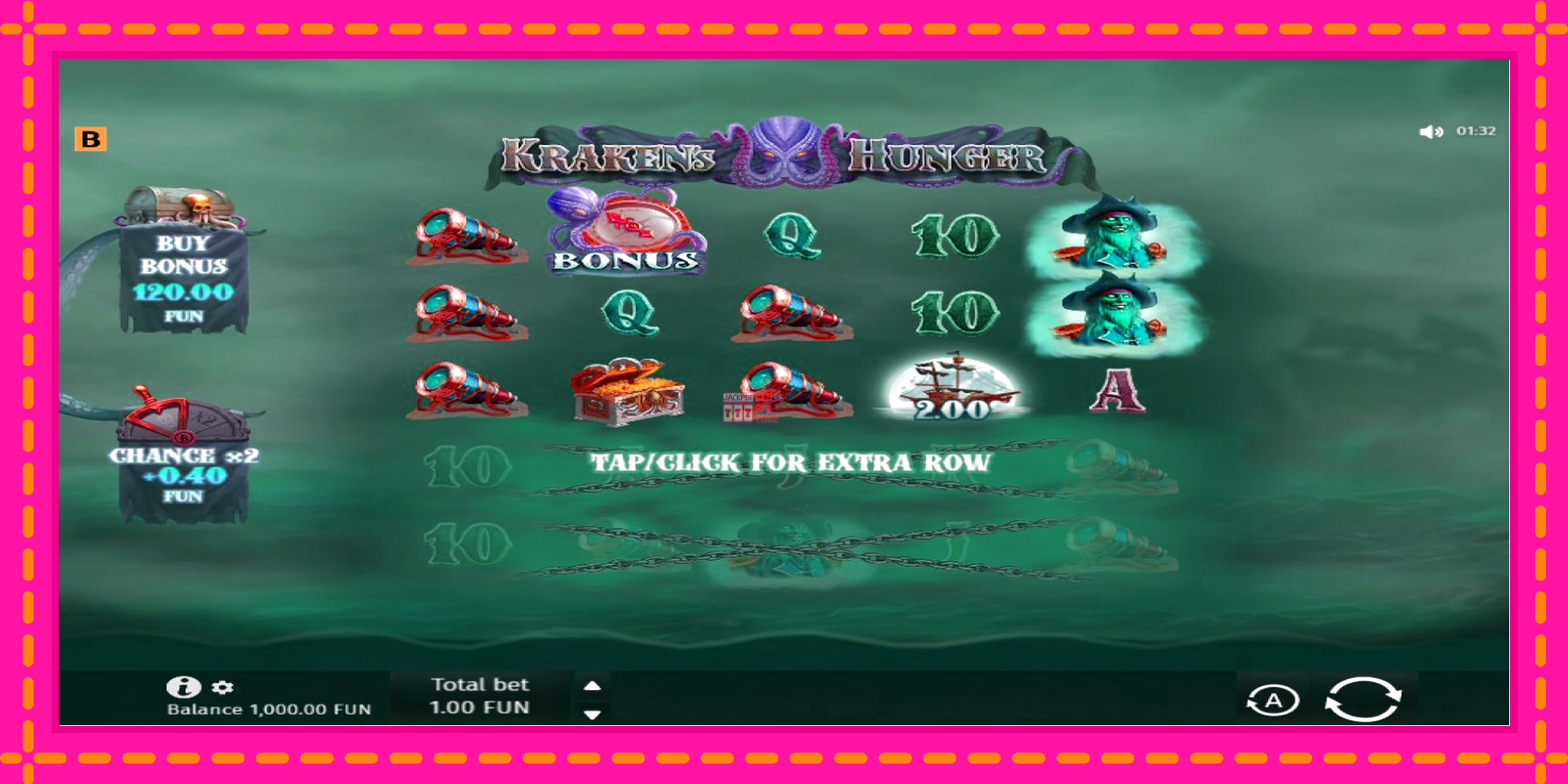 Slot machine Krakens Hunger gratuitamente, immagine 1