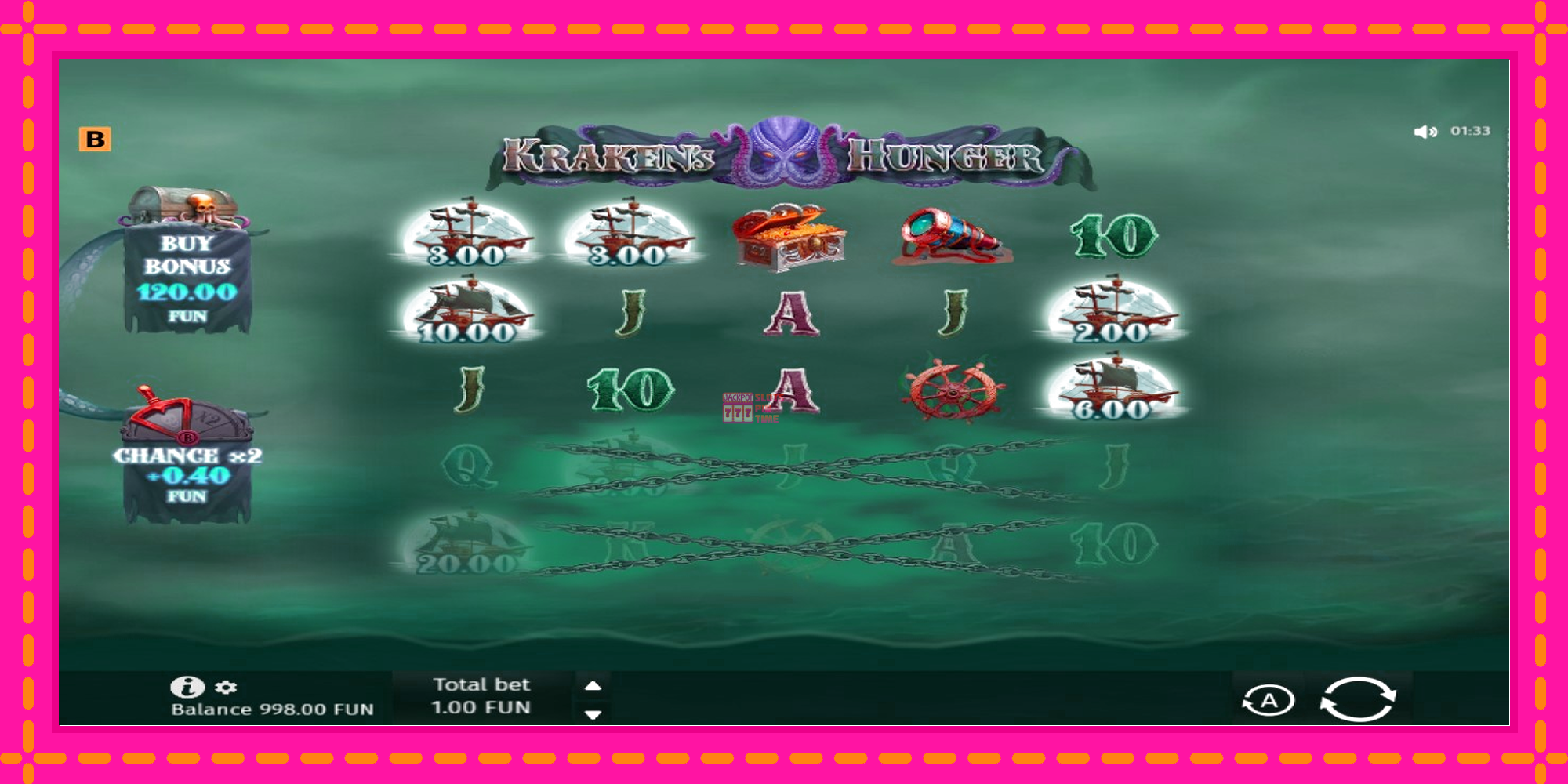 Slot machine Krakens Hunger gratuitamente, immagine 2