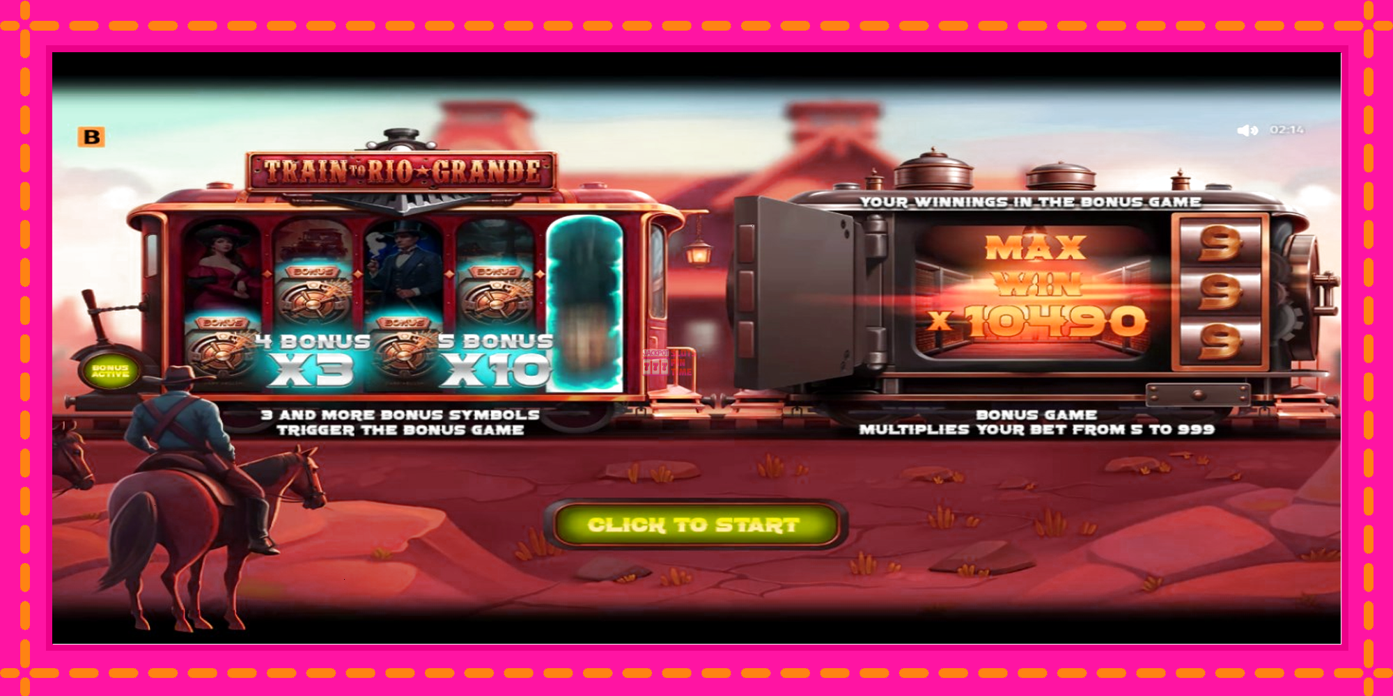 Slot machine Train to Rio Grande gratuitamente, immagine 1