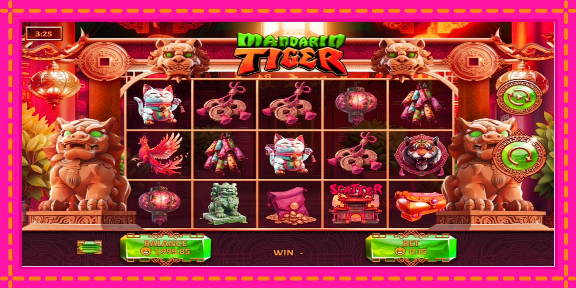 Slot machine Mandarin Tiger gratuitamente, immagine 2