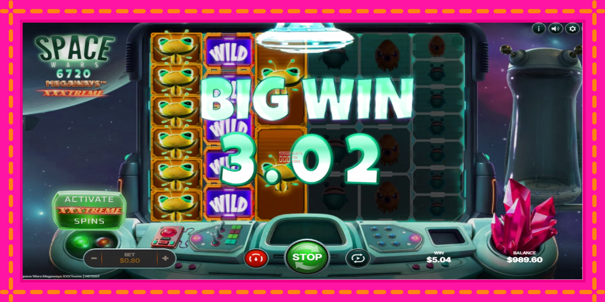 Slot machine Space Wars Megaways XXXtreme gratuitamente, immagine 3