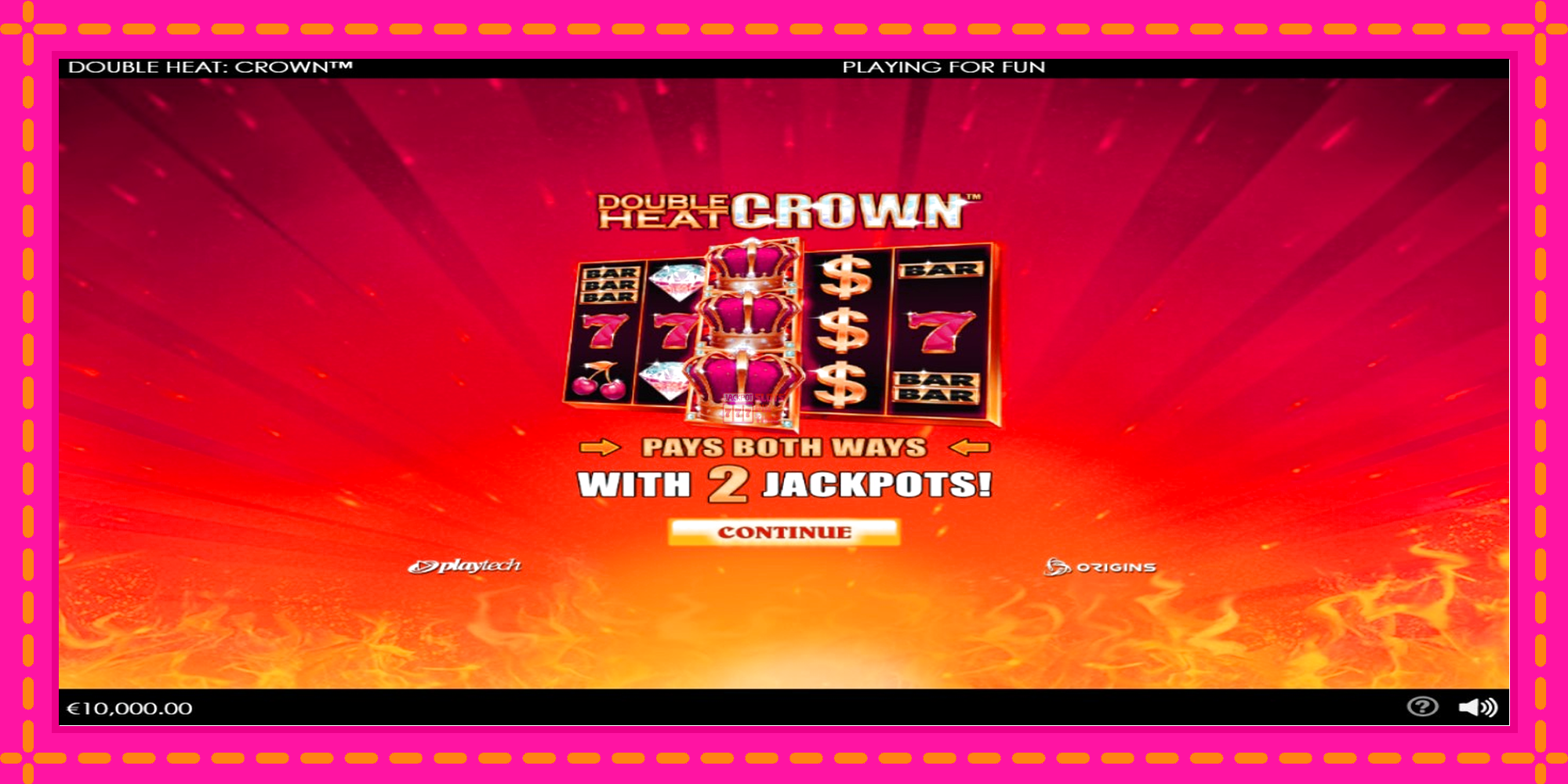 Slot machine Double Heat: Crown gratuitamente, immagine 1