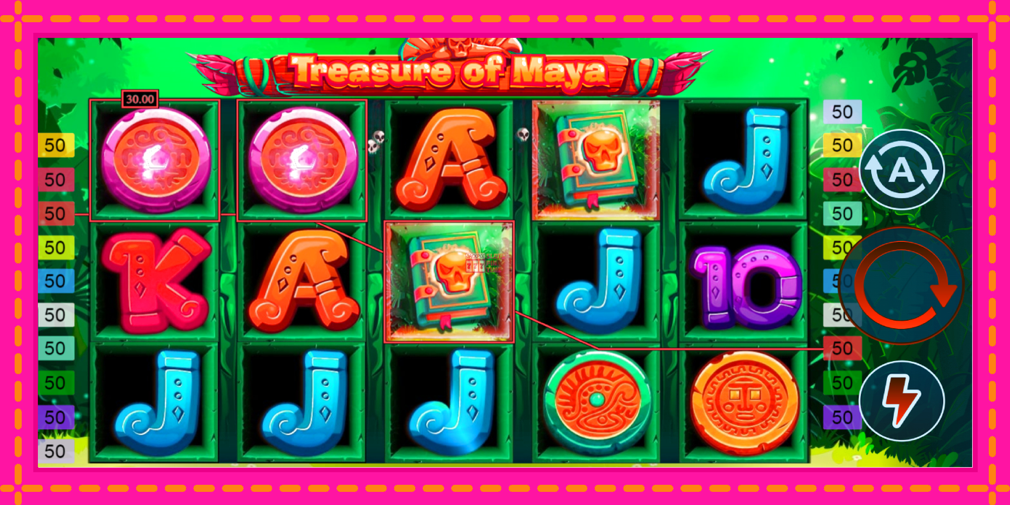 Slot machine Treasure of Maya gratuitamente, immagine 3