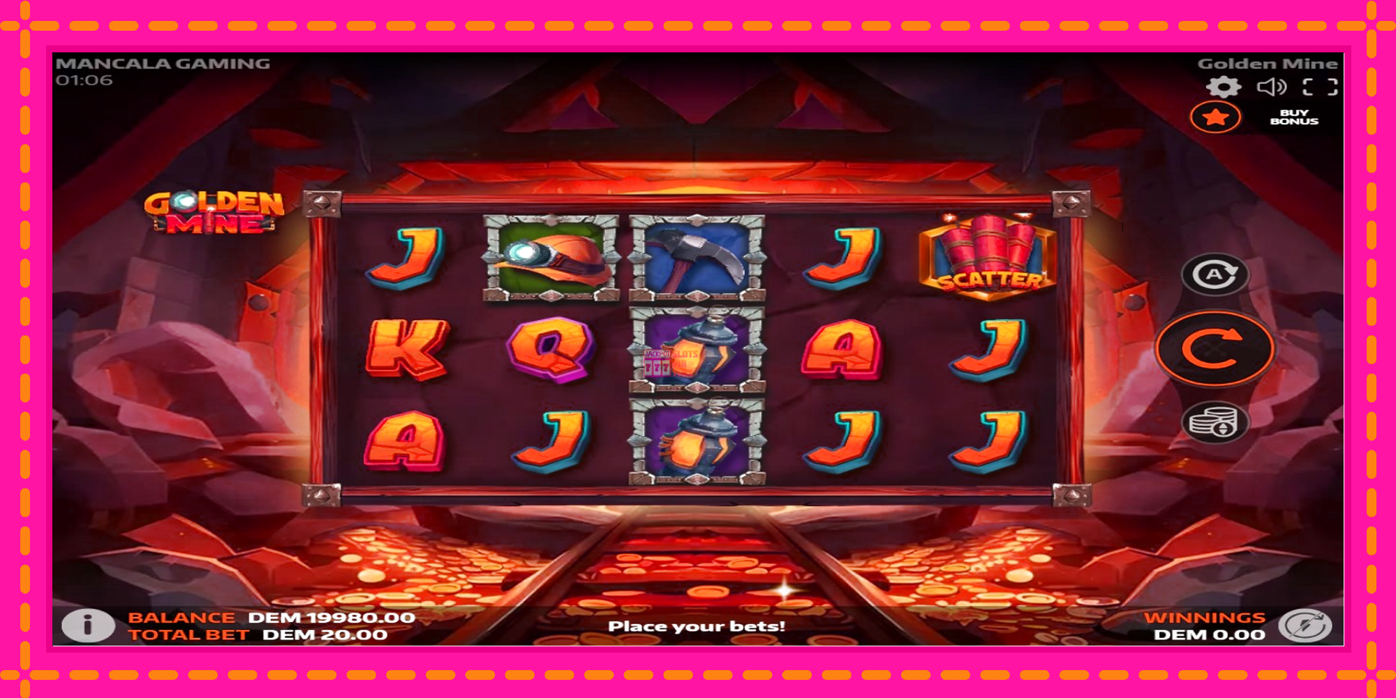 Slot machine Golden Mine gratuitamente, immagine 1