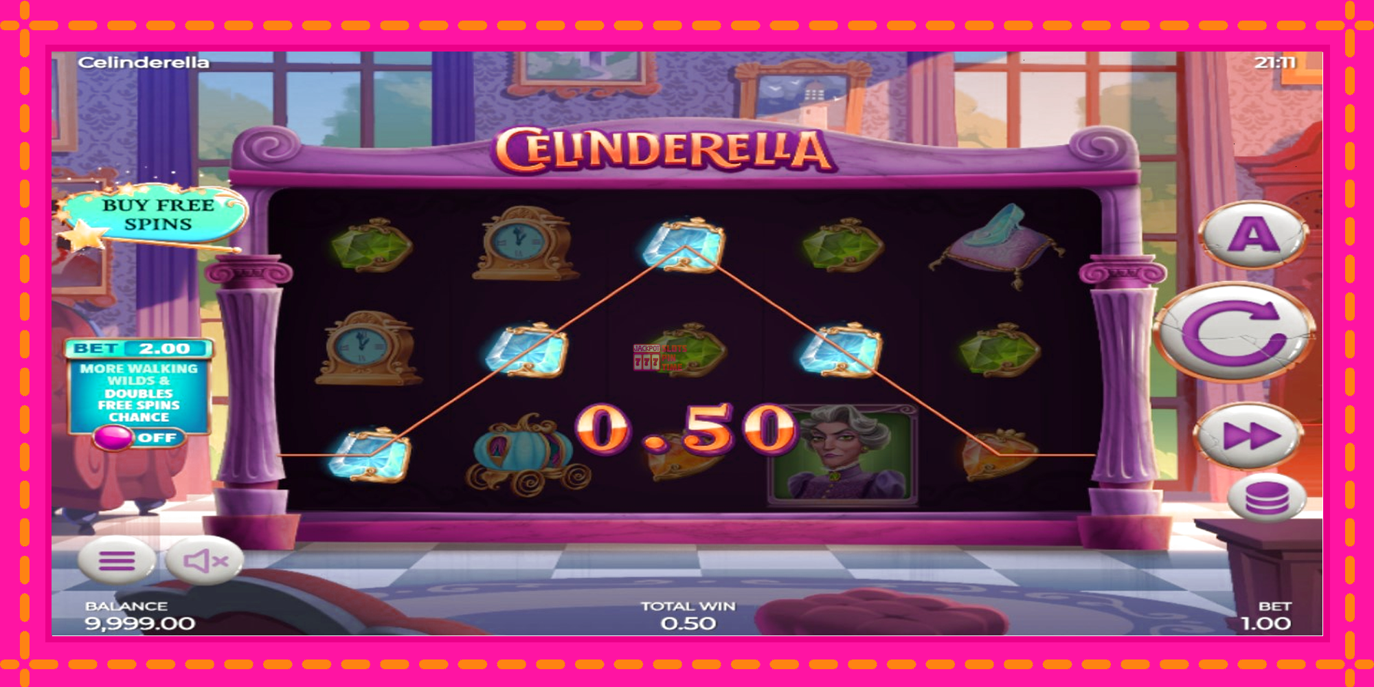 Slot machine Celinderella gratuitamente, immagine 3