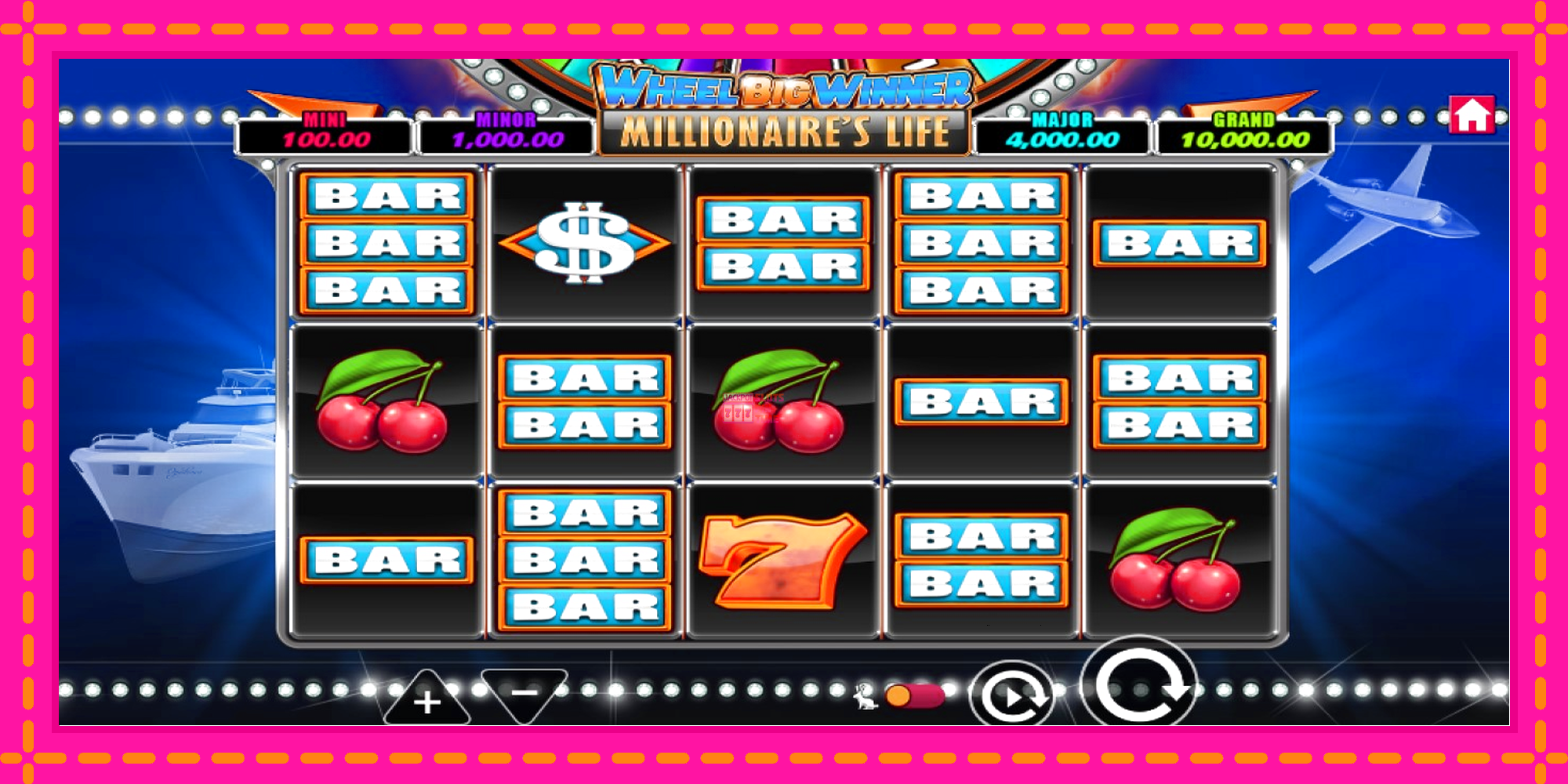 Slot machine Wheel Big Winner Millionaires Life gratuitamente, immagine 1