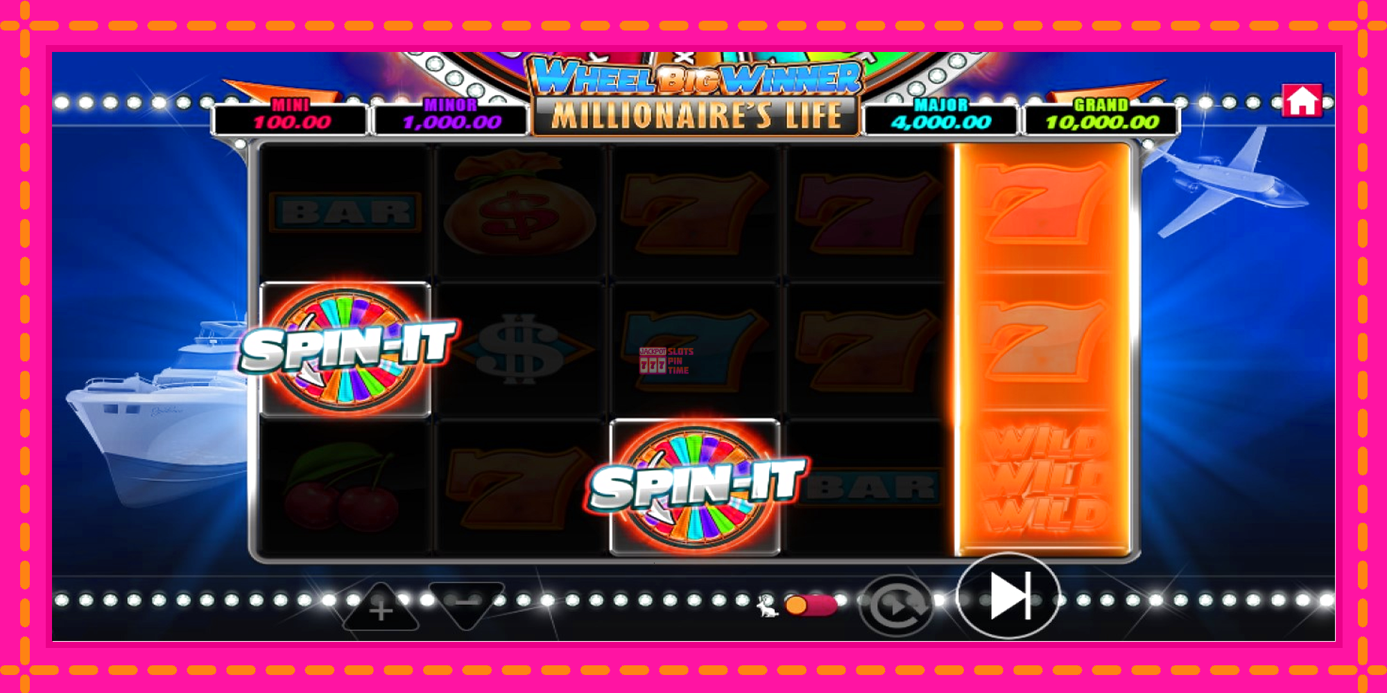 Slot machine Wheel Big Winner Millionaires Life gratuitamente, immagine 3