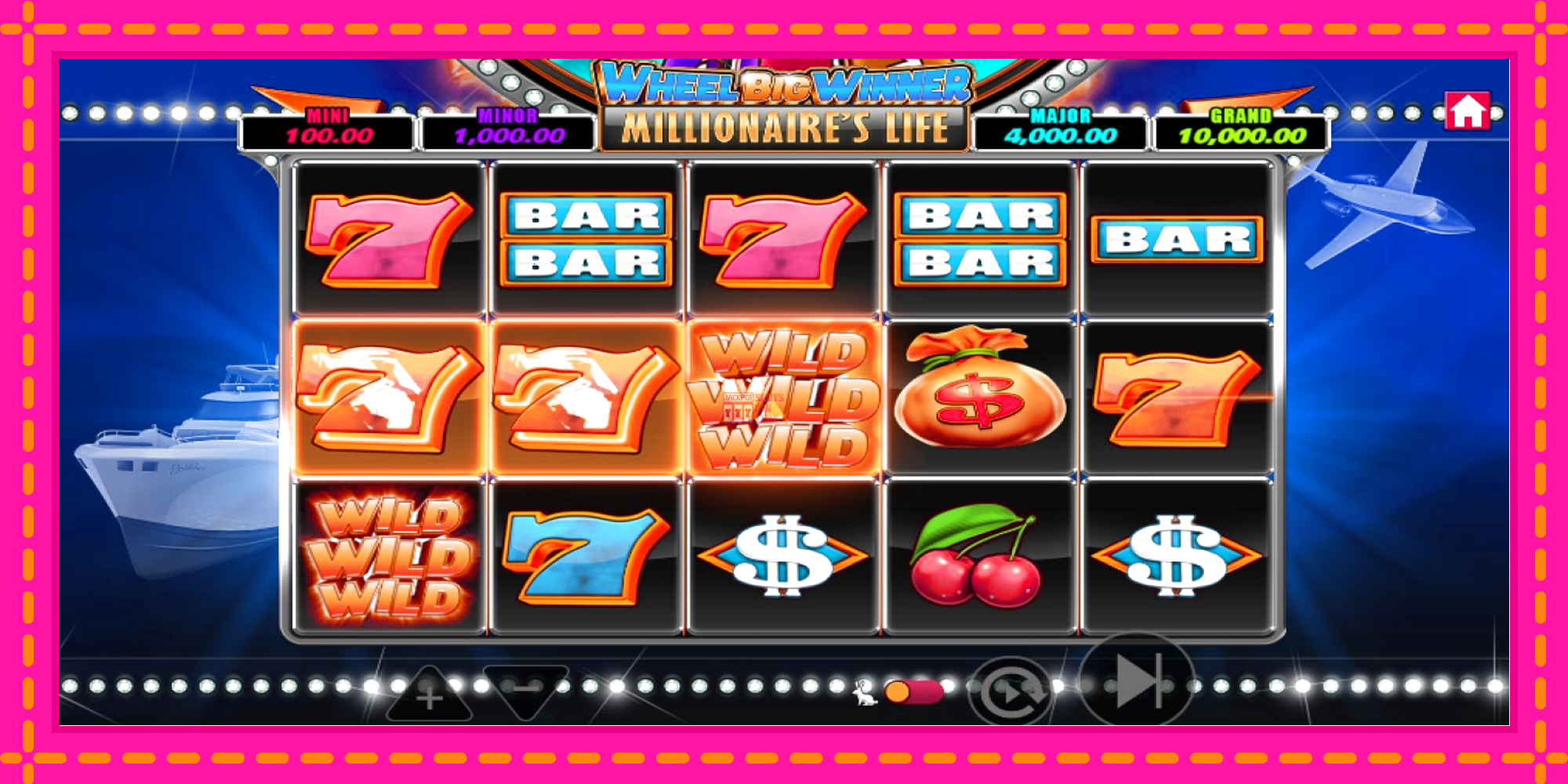 Slot machine Wheel Big Winner Millionaires Life gratuitamente, immagine 4