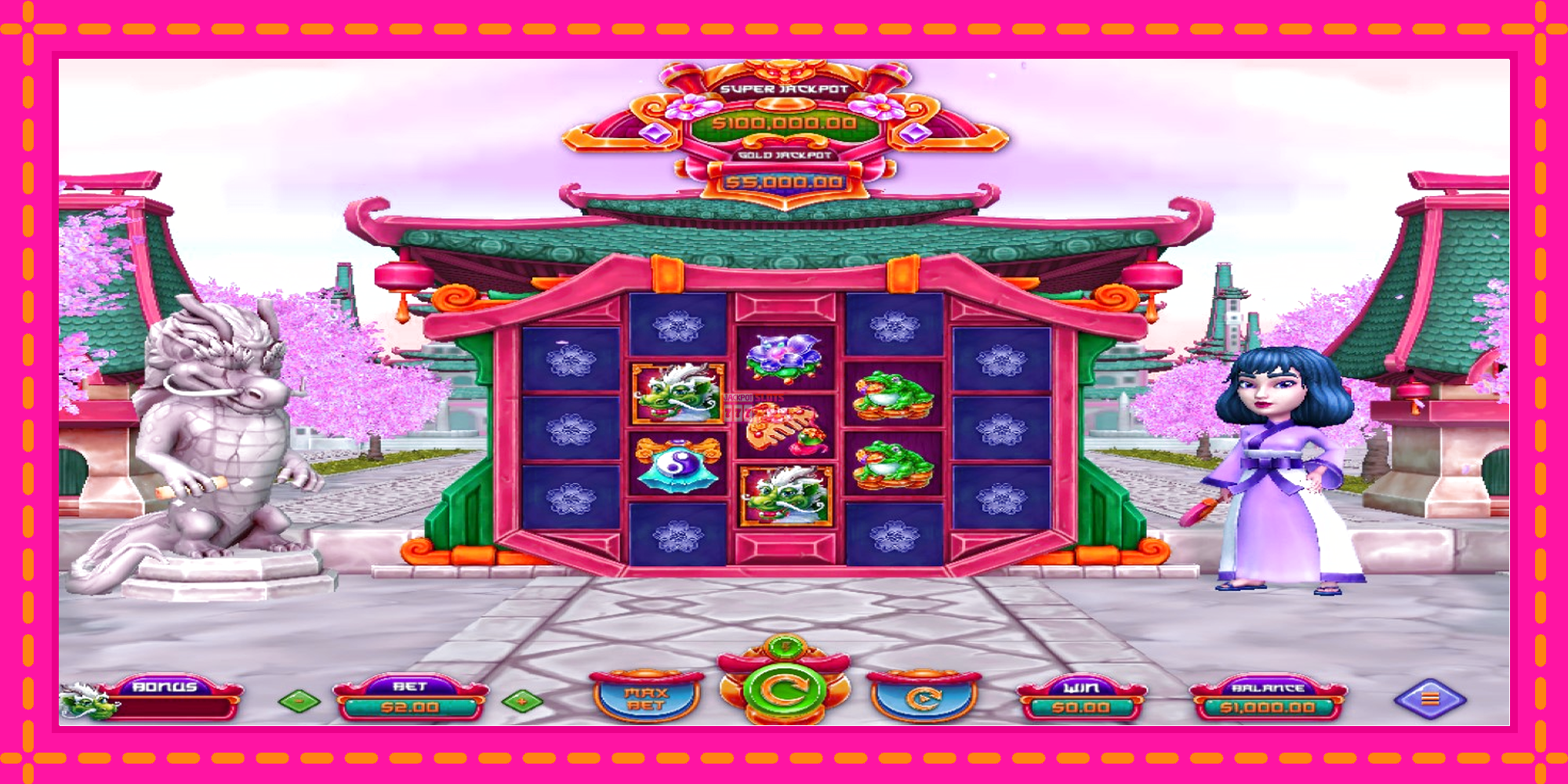 Slot machine Sakuras Dragon gratuitamente, immagine 1