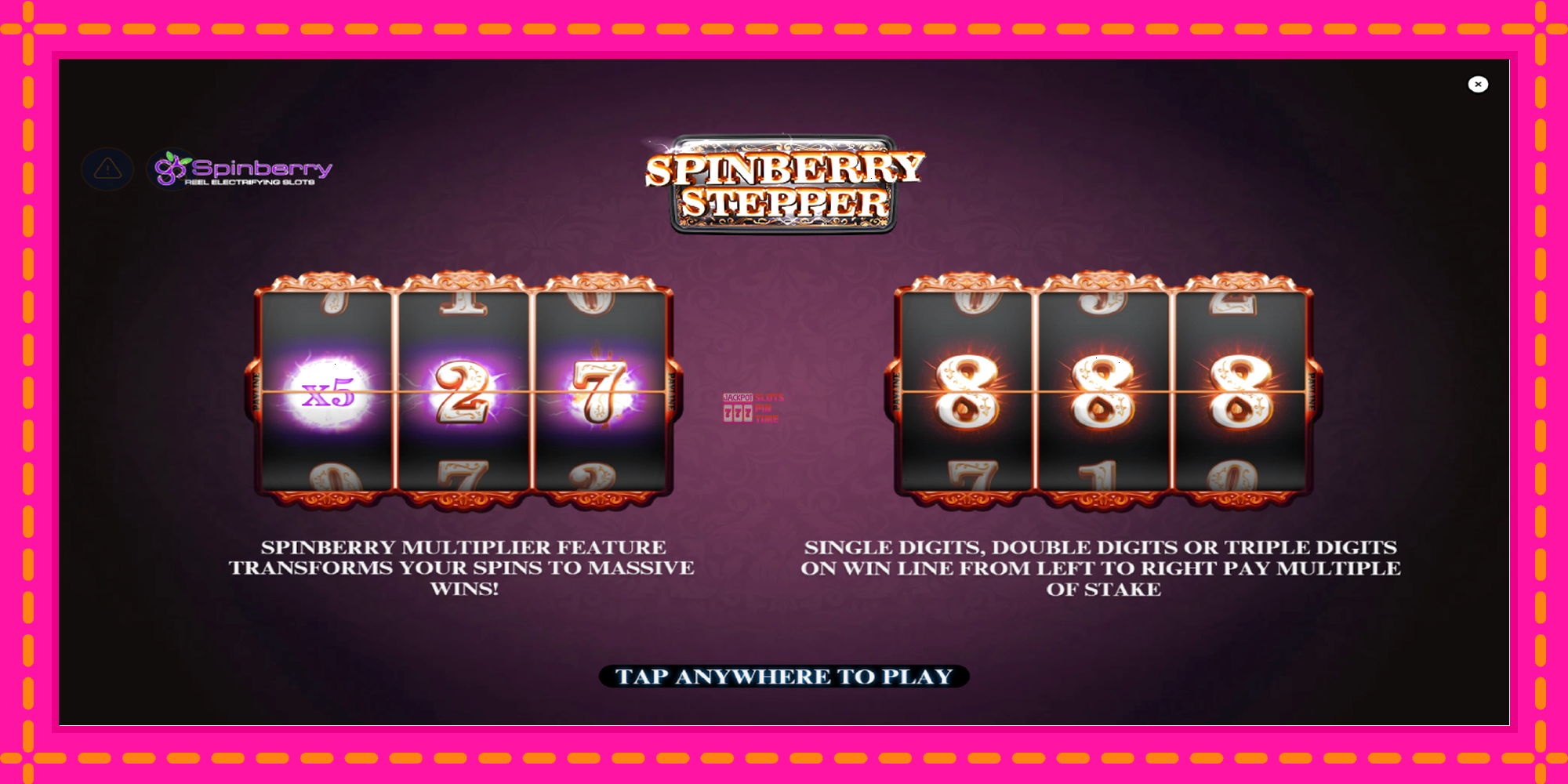 Slot machine Spinberry Stepper gratuitamente, immagine 1