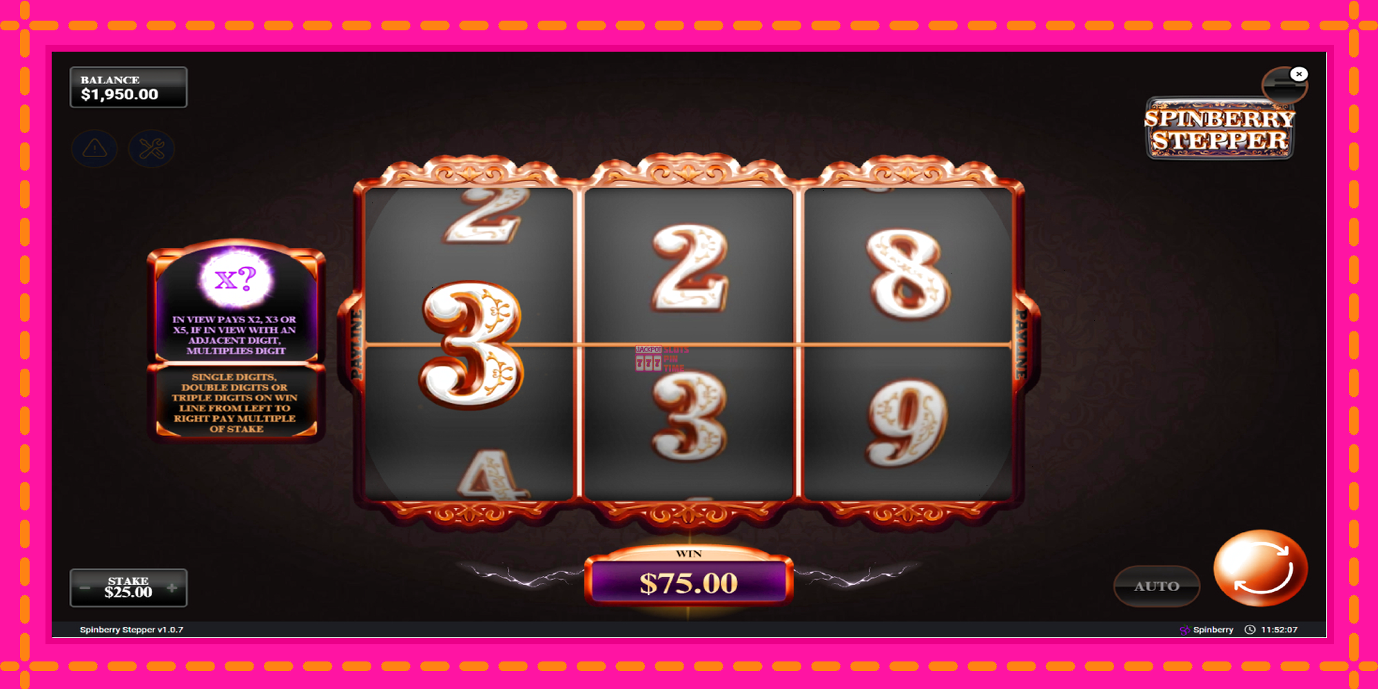 Slot machine Spinberry Stepper gratuitamente, immagine 4