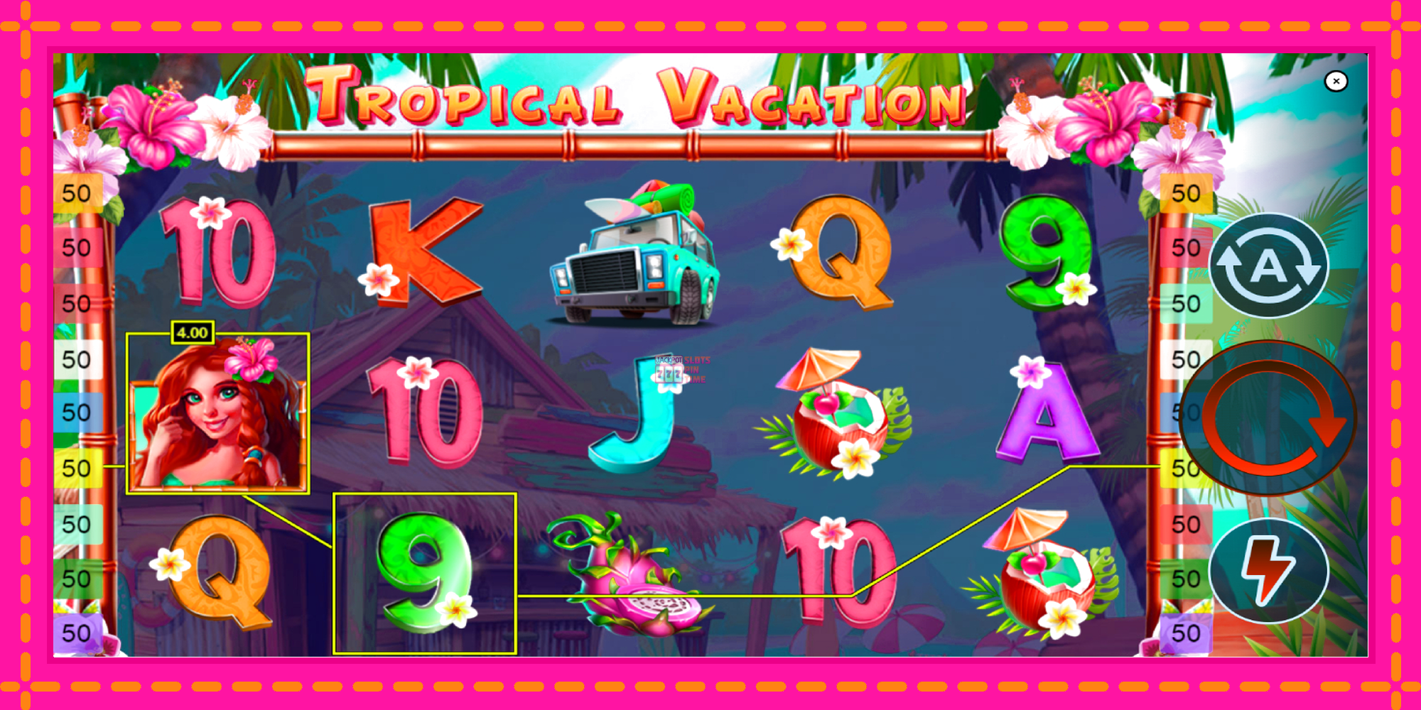 Slot machine Tropical Vacation gratuitamente, immagine 2