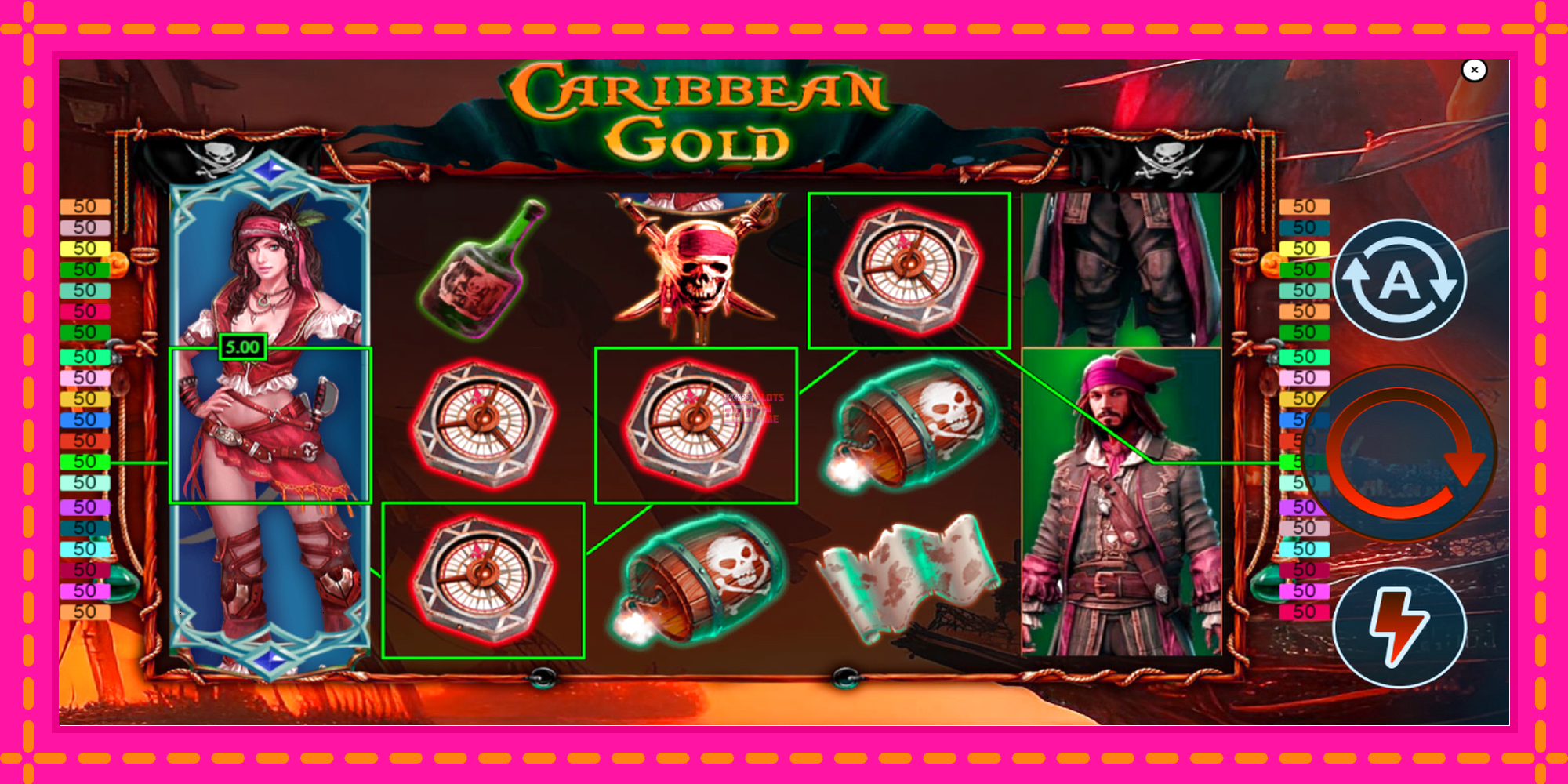 Slot machine Caribbean Gold. gratuitamente, immagine 3