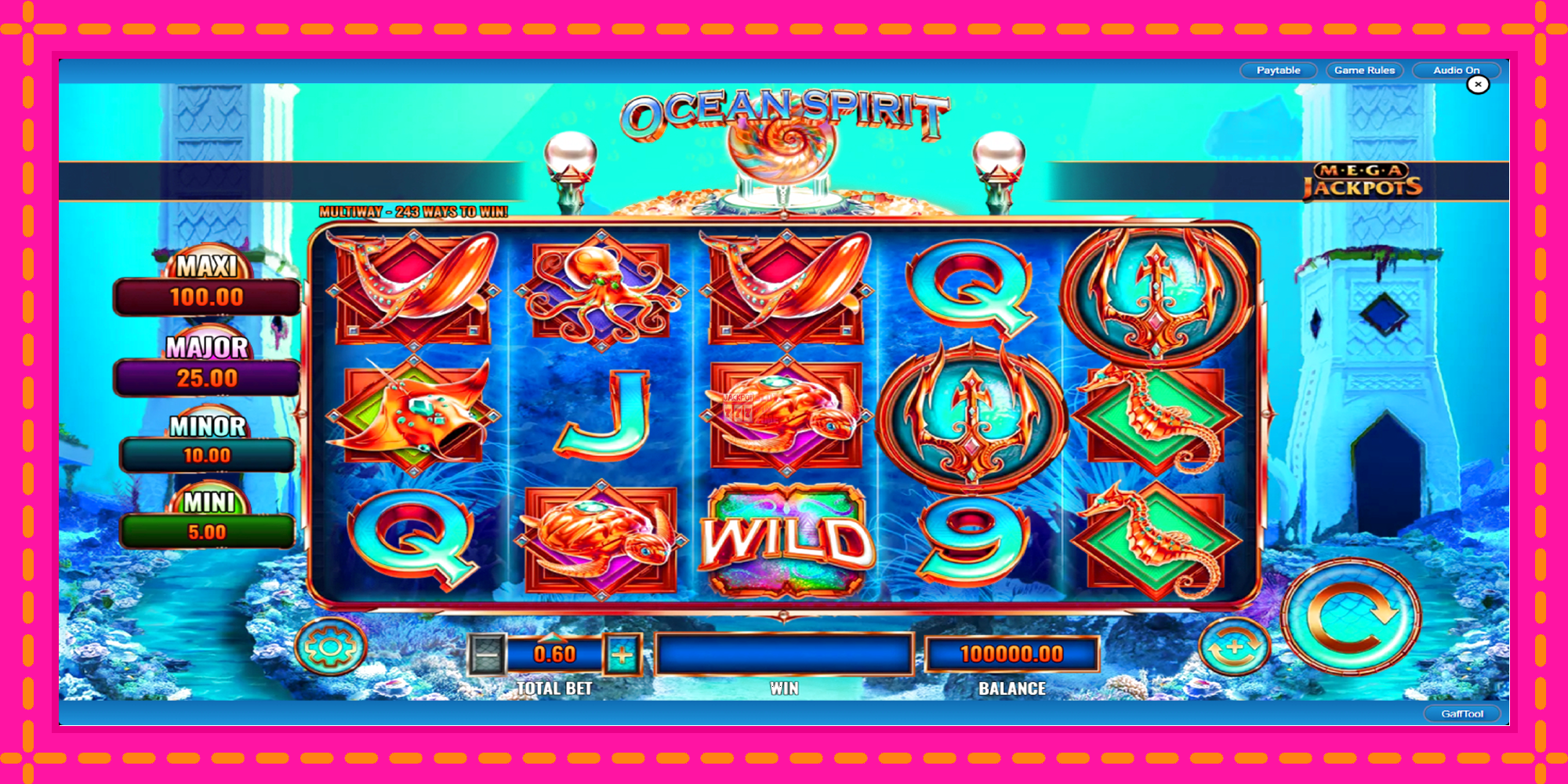 Slot machine Ocean Spirit MegaJackpots gratuitamente, immagine 3