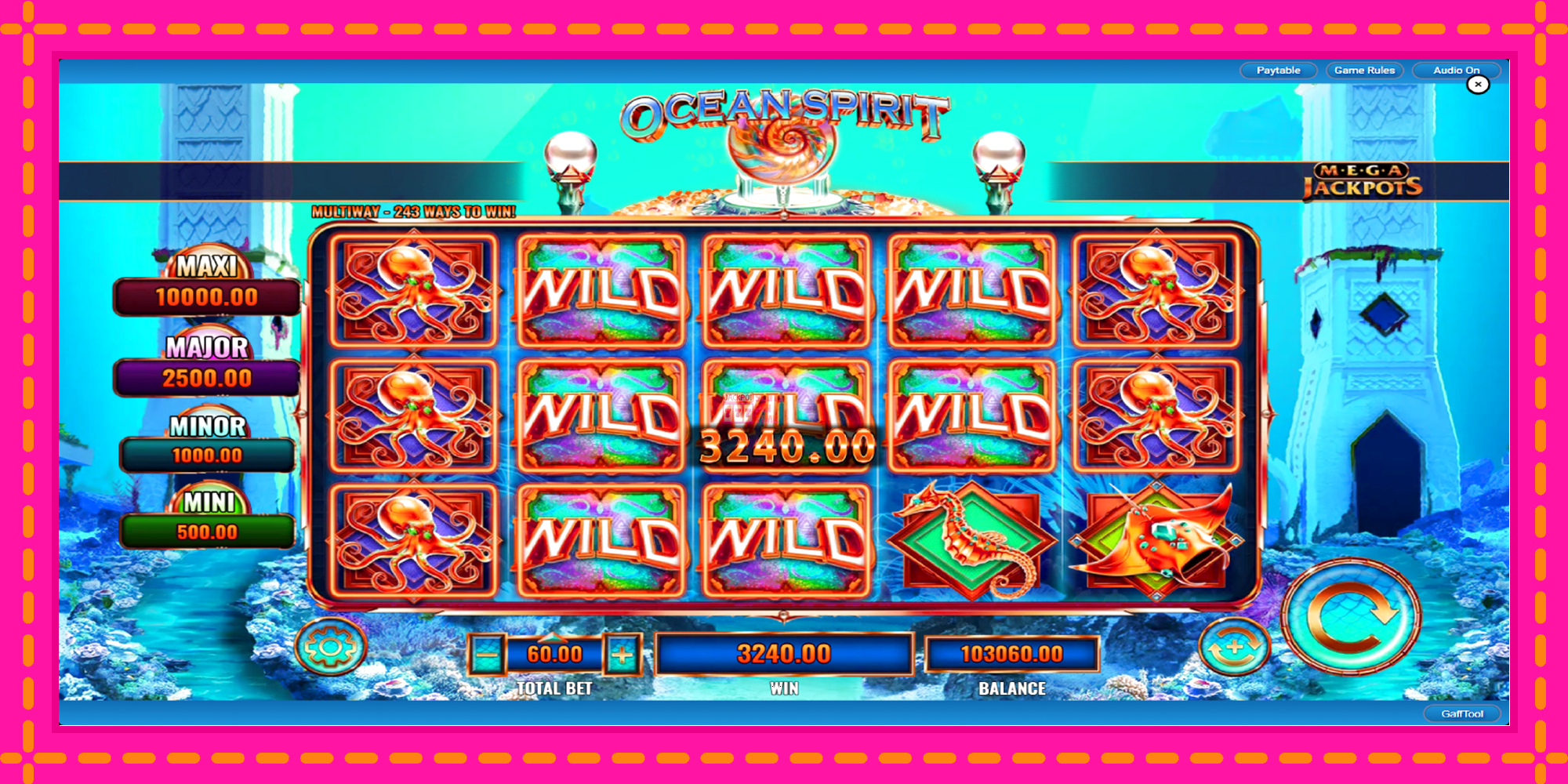 Slot machine Ocean Spirit MegaJackpots gratuitamente, immagine 5