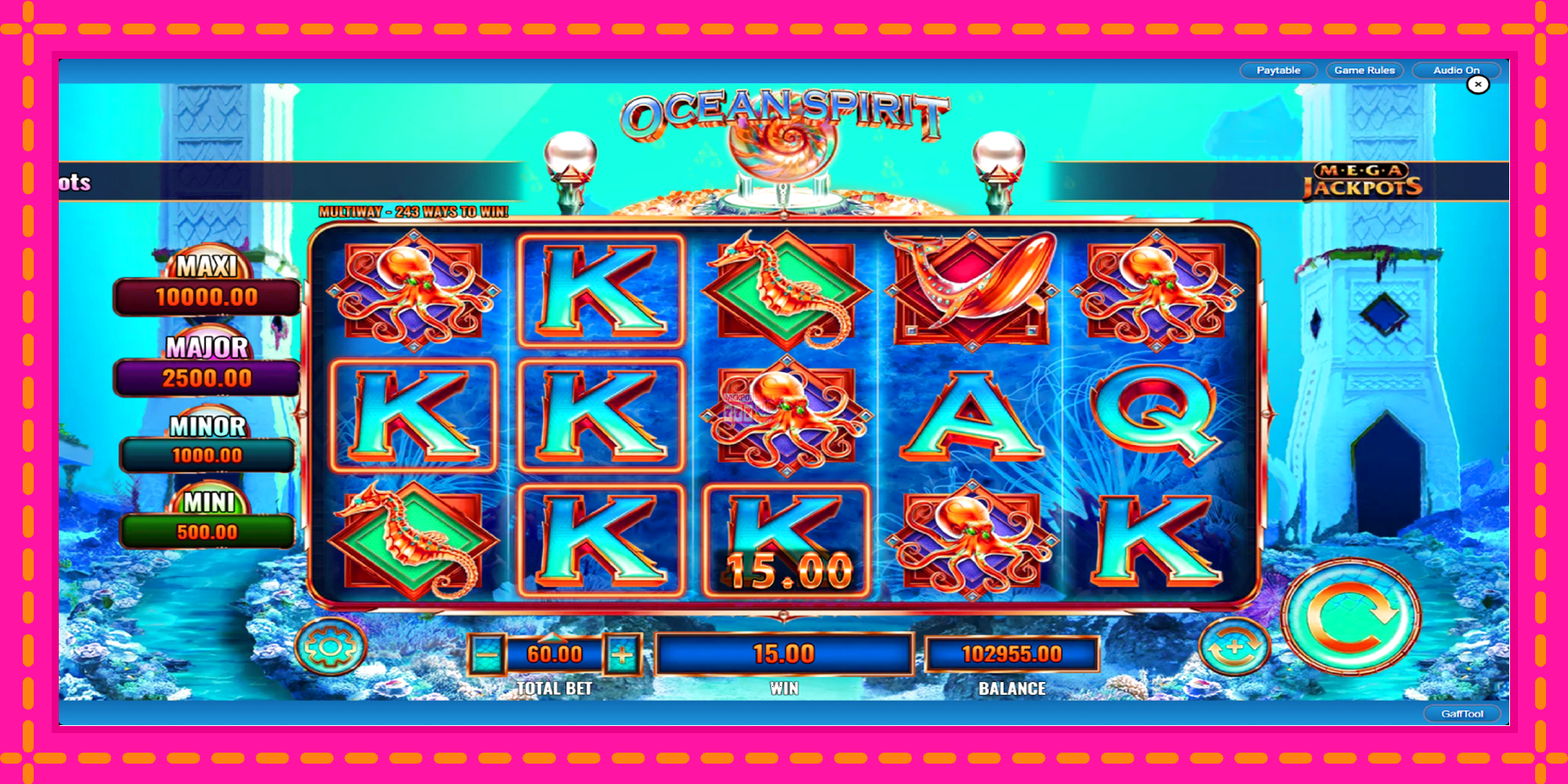 Slot machine Ocean Spirit MegaJackpots gratuitamente, immagine 6