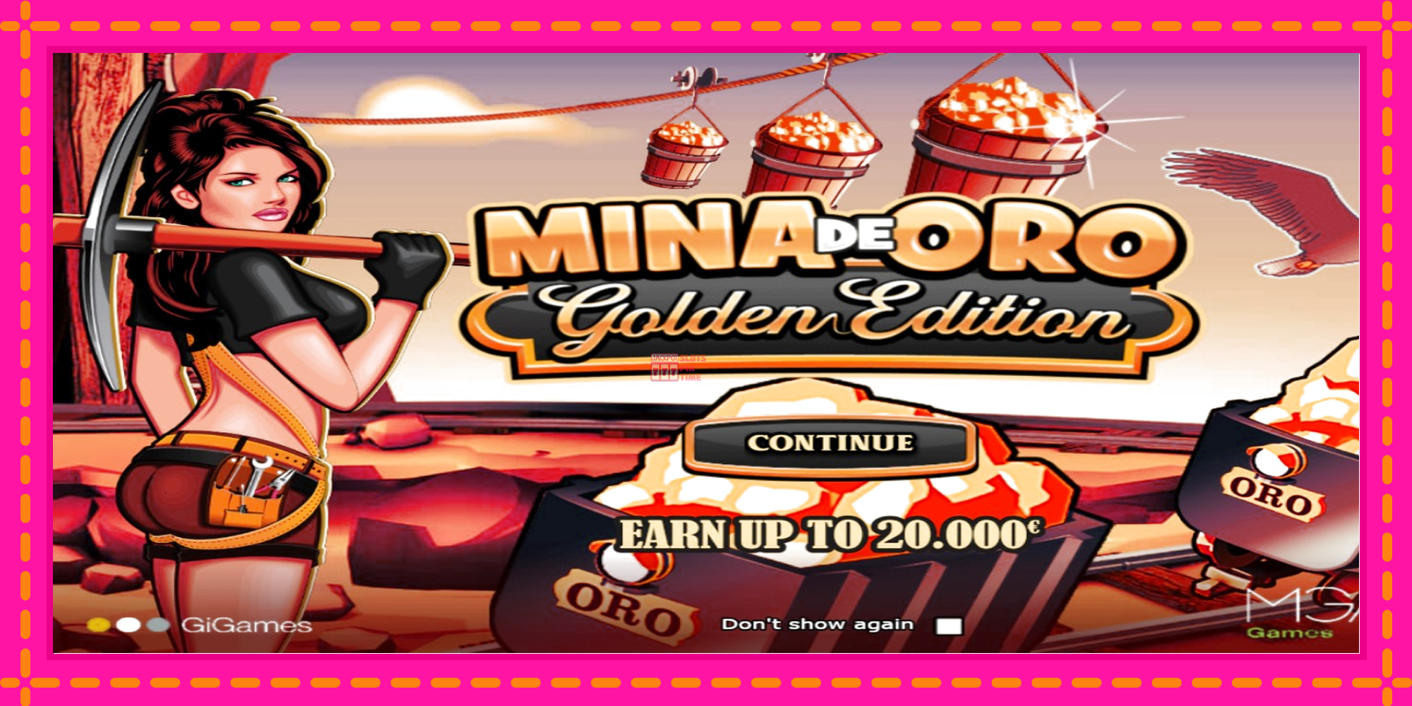 Slot machine Mina de Oro Golden Edition gratuitamente, immagine 1