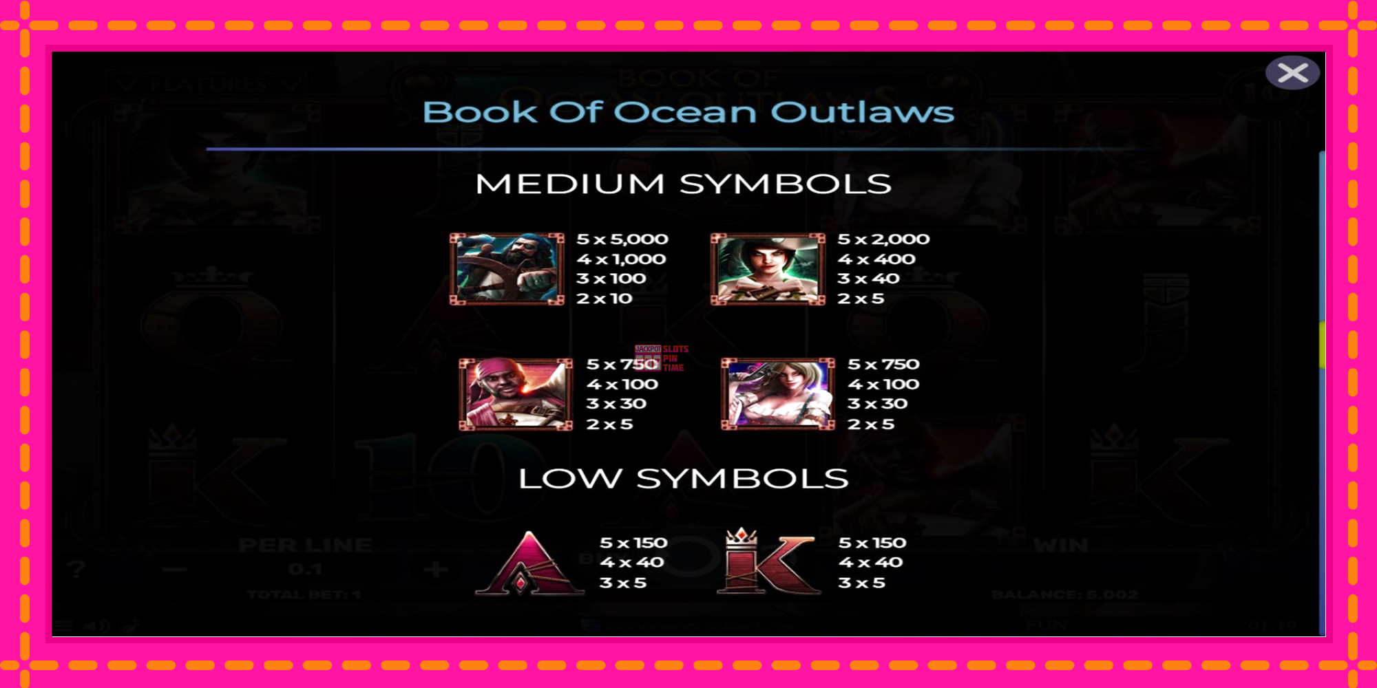 Slot machine Book of Ocean Outlaws gratuitamente, immagine 6