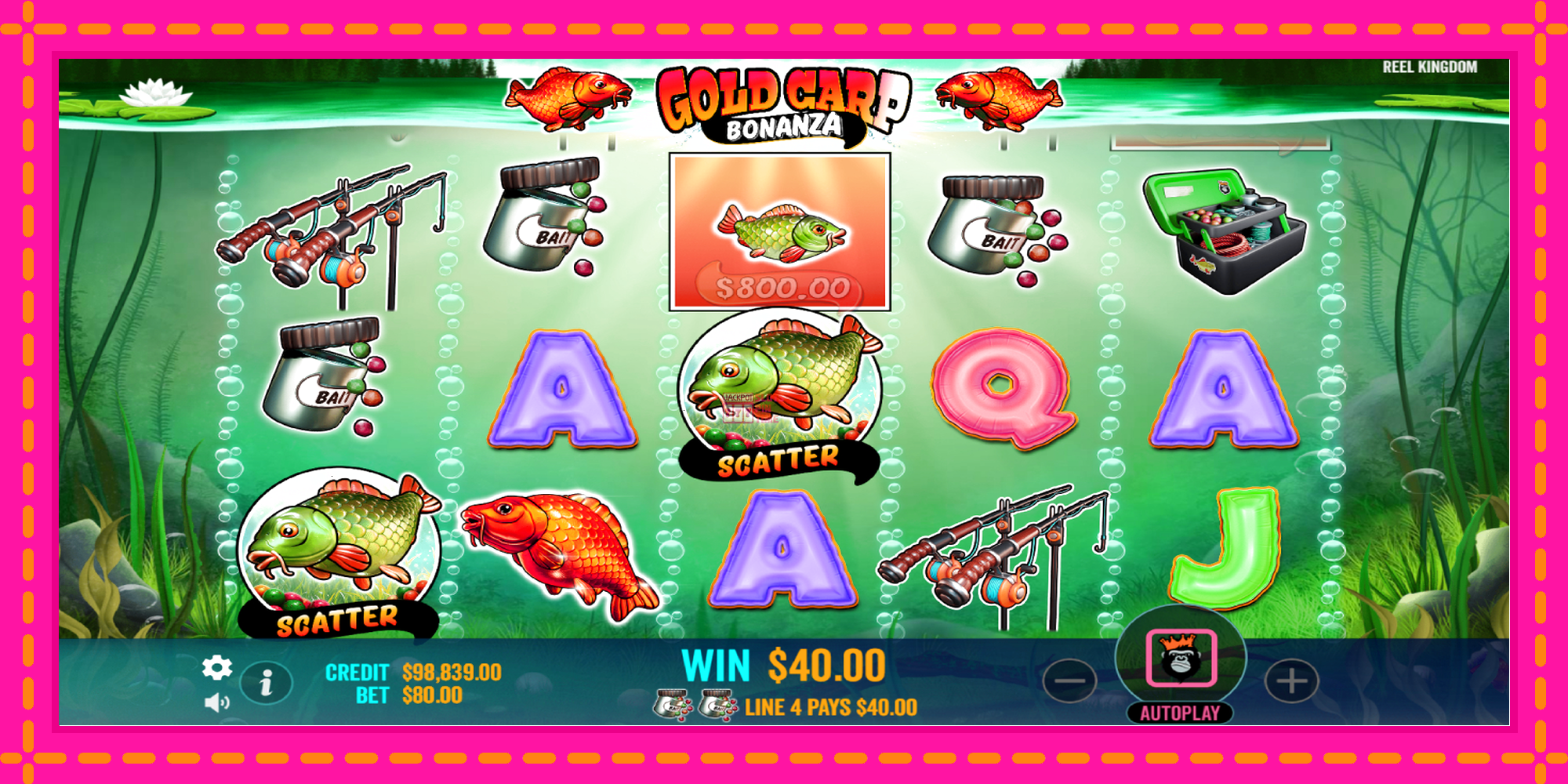 Slot machine Gold Carp Bonanza gratuitamente, immagine 3