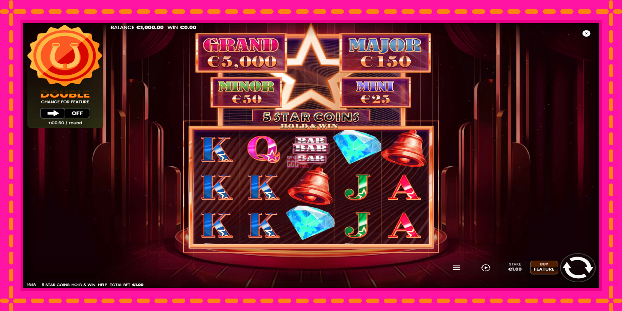 Slot machine 5 Star Coins: Hold & Win gratuitamente, immagine 2