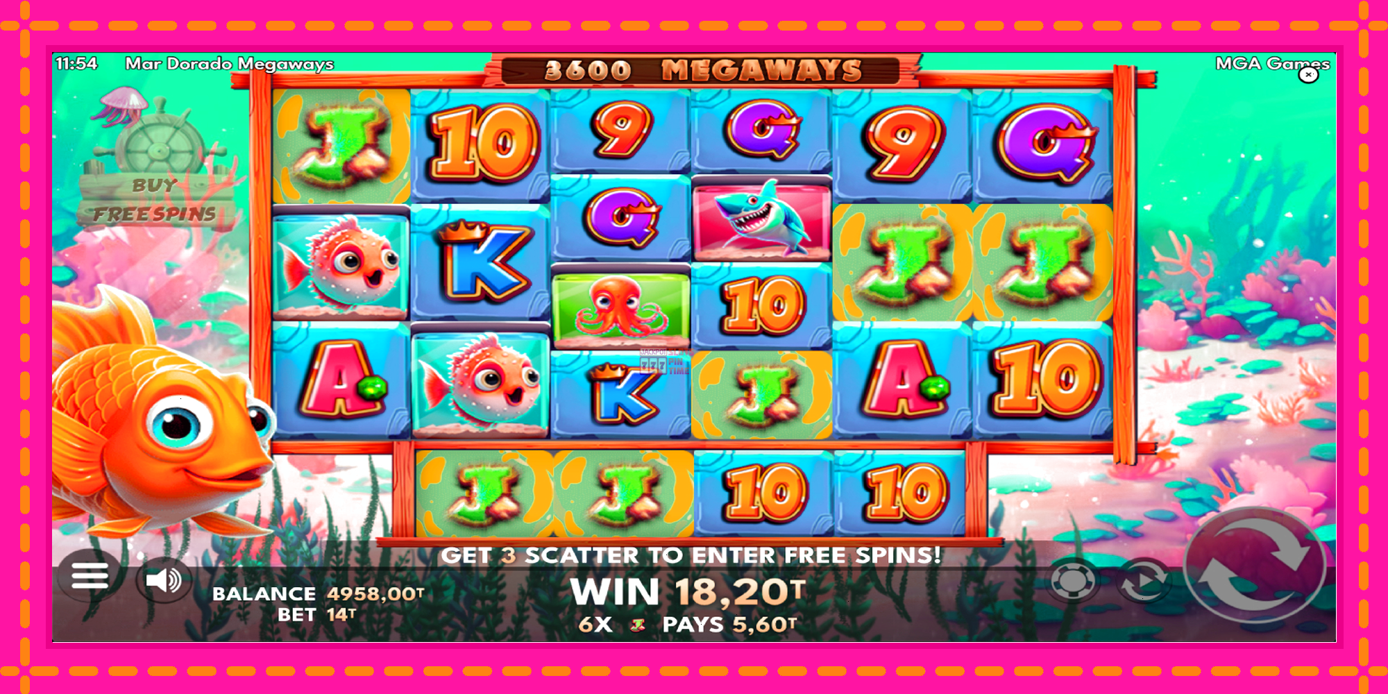 Slot machine Mar Dorado Megaways gratuitamente, immagine 4