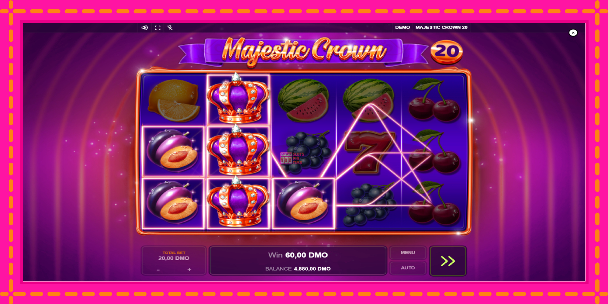 Slot machine Majestic Crown 20 gratuitamente, immagine 3