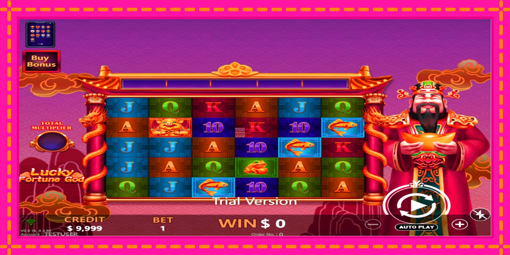 Slot machine Lucky Fortune God gratuitamente, immagine 1