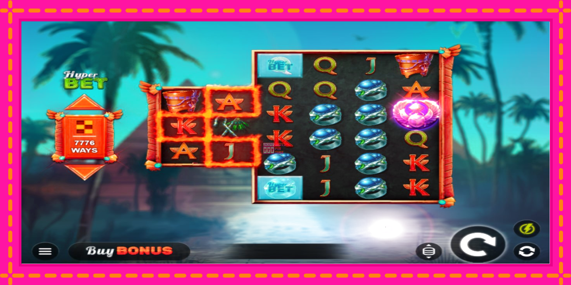 Slot machine Pharaohs Dynasty PrizeMatch gratuitamente, immagine 2