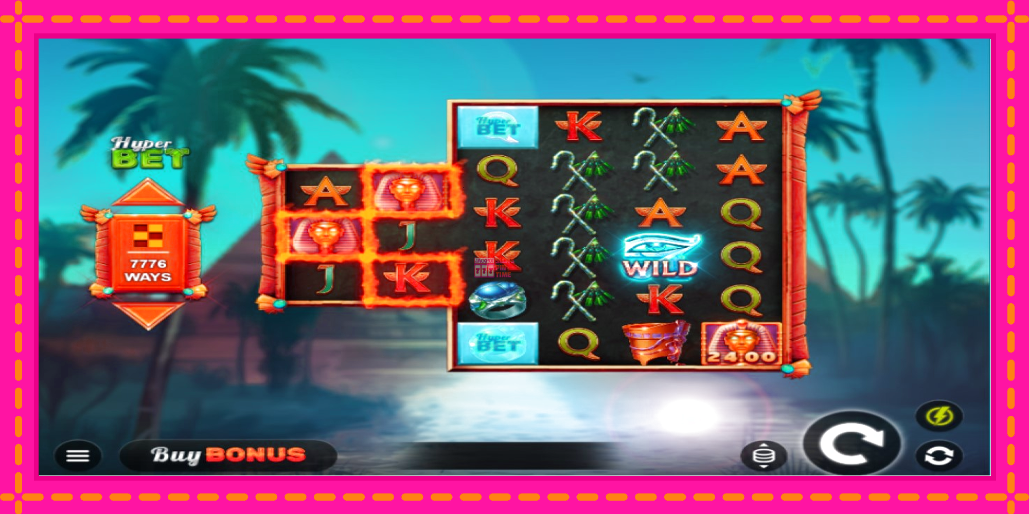 Slot machine Pharaohs Dynasty PrizeMatch gratuitamente, immagine 3